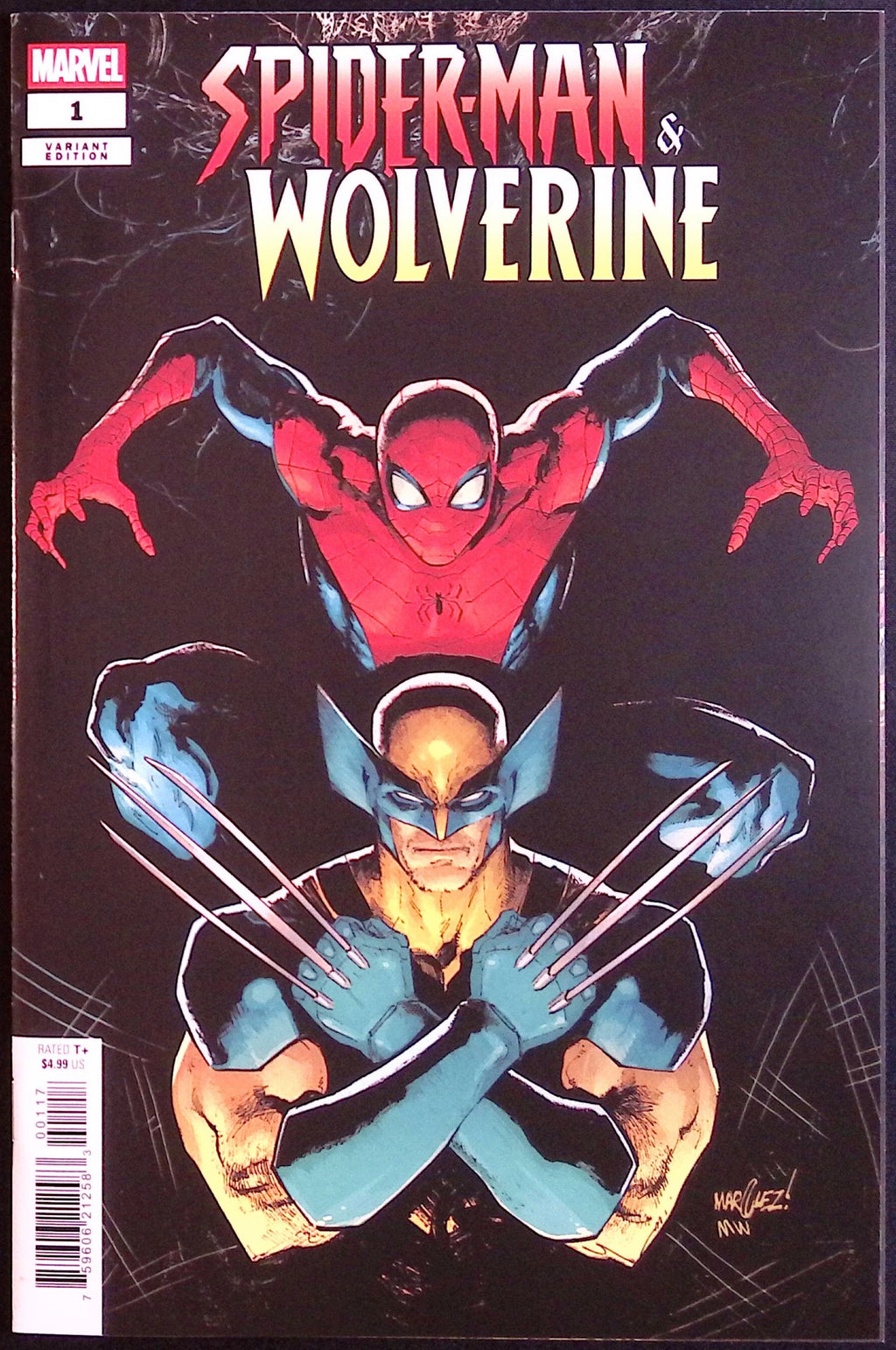 Spider-Man & Wolverine # 1 1:25 Marquez Variant First Printing 2025 NM