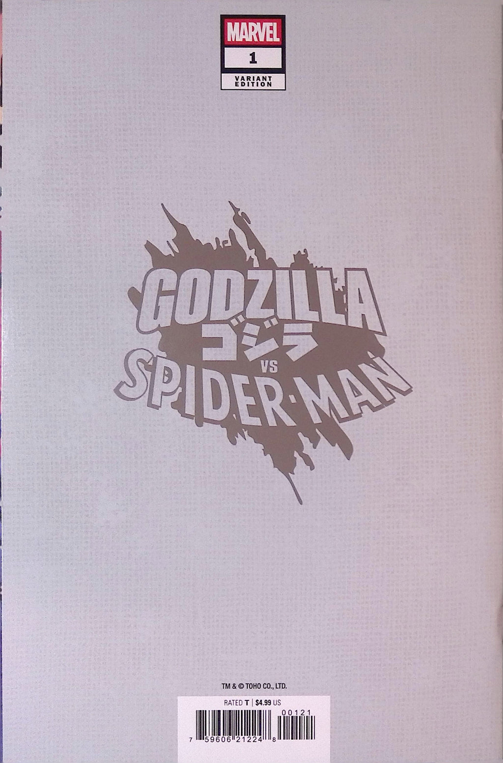 Godzilla vs. Spider-Man # 1 Gleason Foil Variant 2025 NM