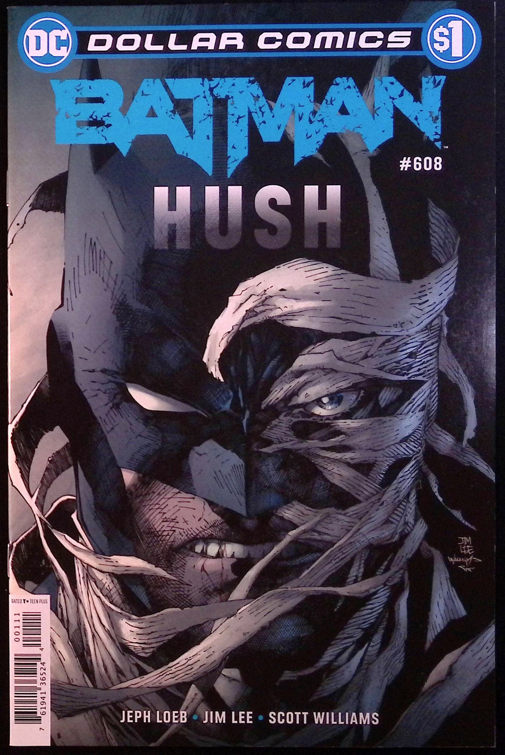 Batman # 608 HUSH Dollar Comics Reprint 2019 NM-