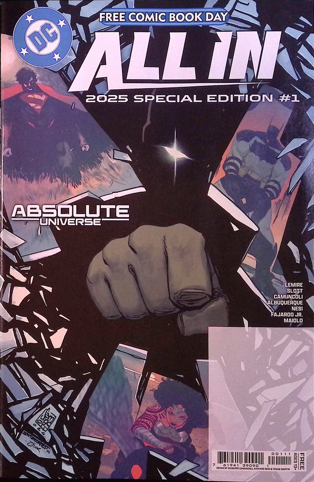 DC All In/Absolute Universe 2025 FCBD Special Edition #1 NM