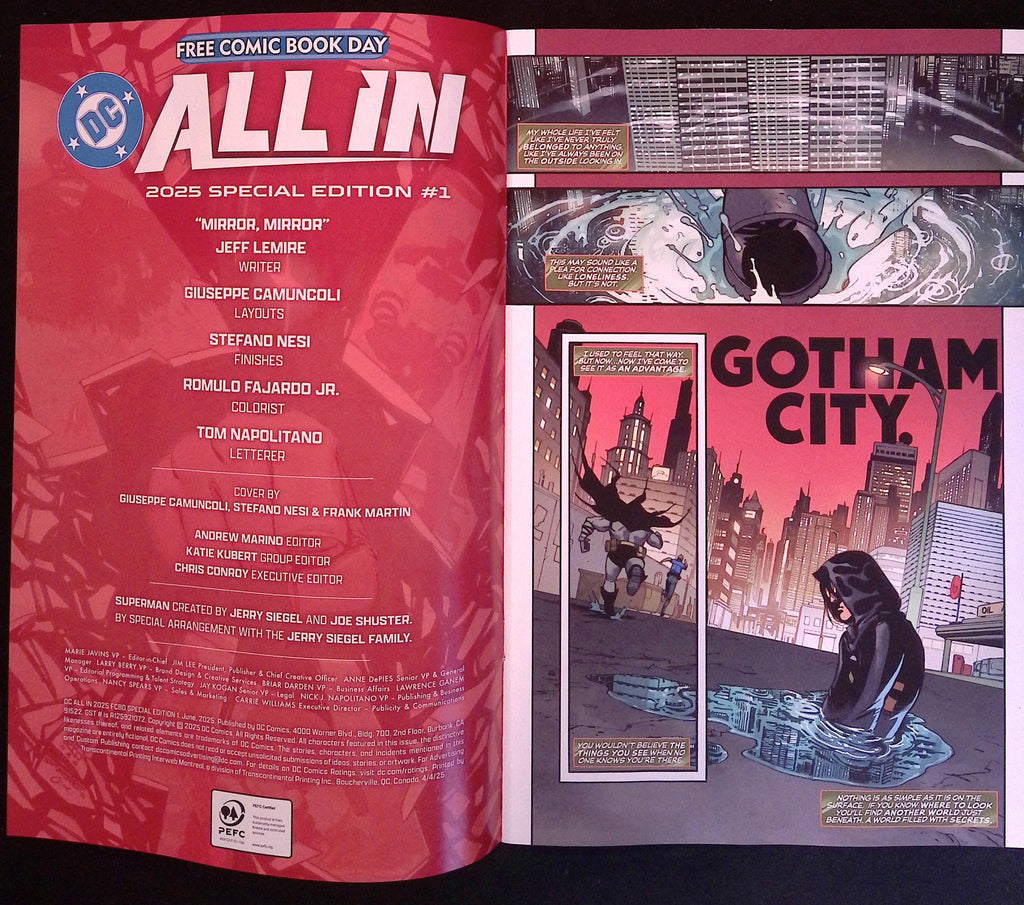 DC All In/Absolute Universe 2025 FCBD Special Edition #1 NM