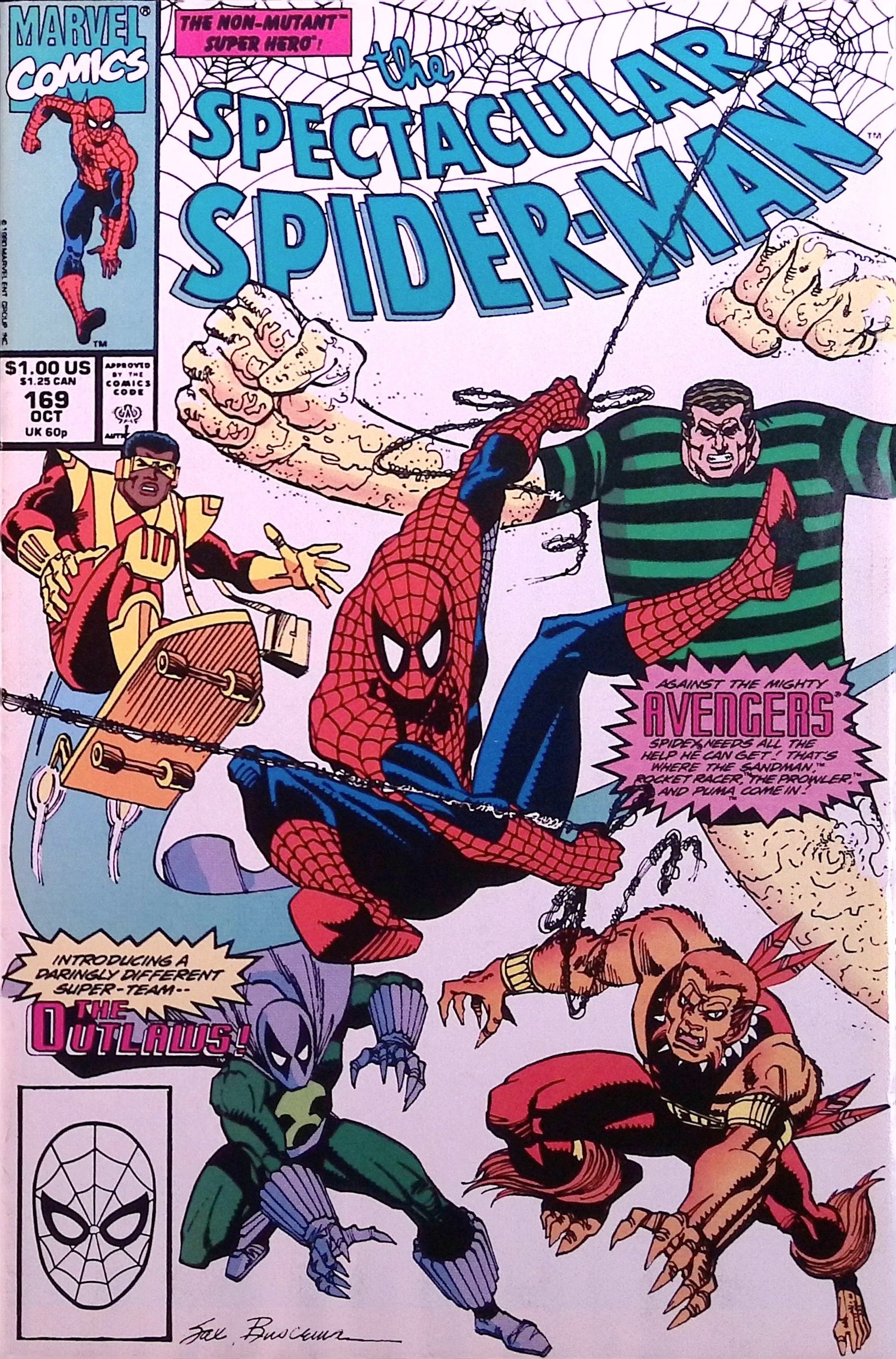 The Spectacular Spider-Man # 169 1990 VF/NM