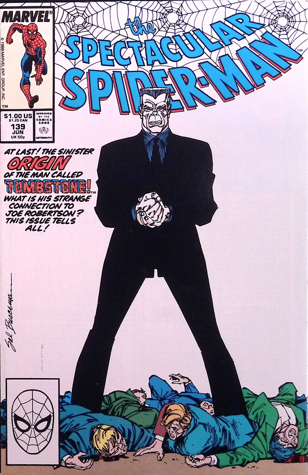 The Spectacular Spider-Man # 139 1988 VF/NM