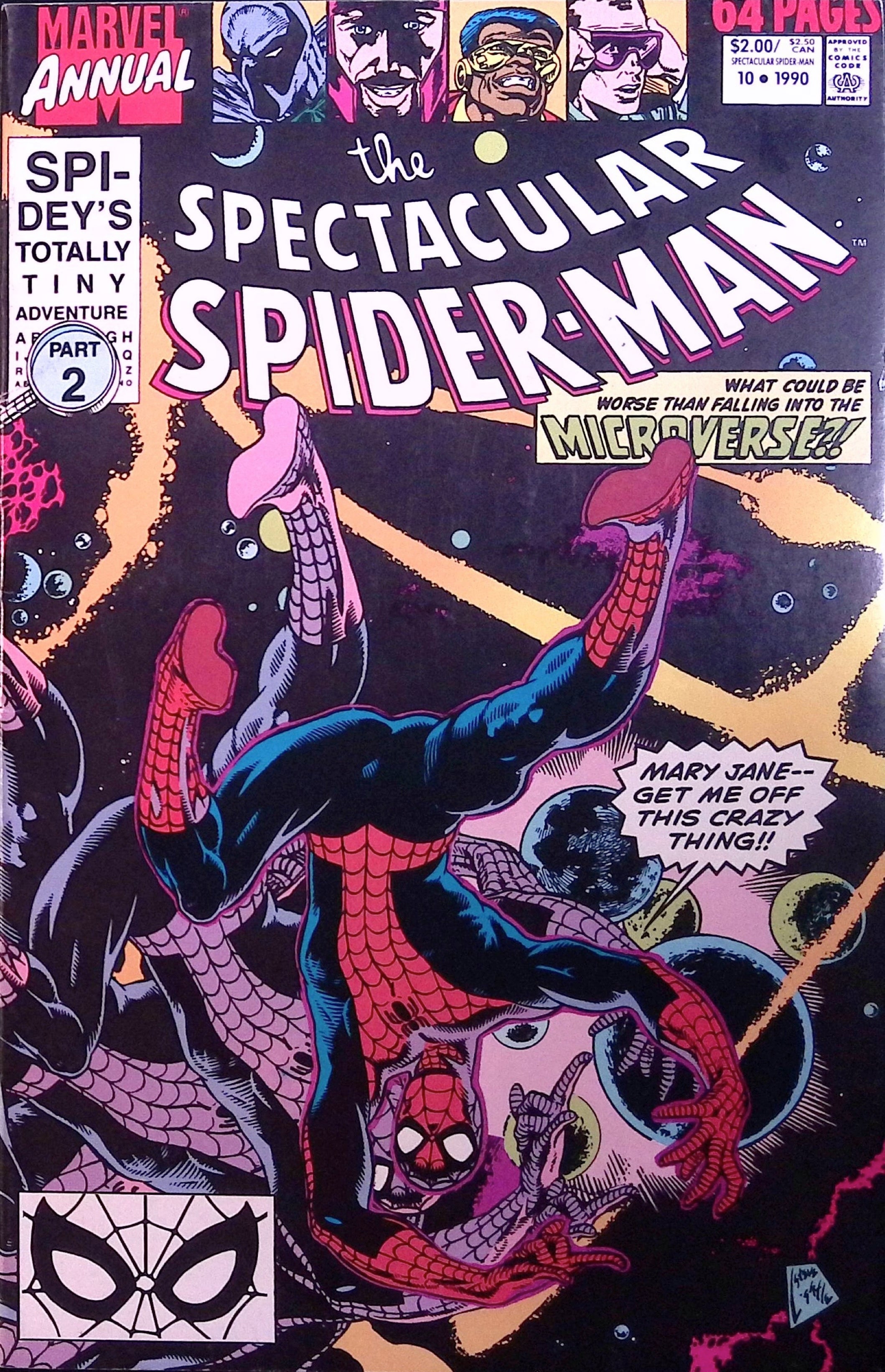 The Spectacular Spider-Man Annual # 10 1990 VF+