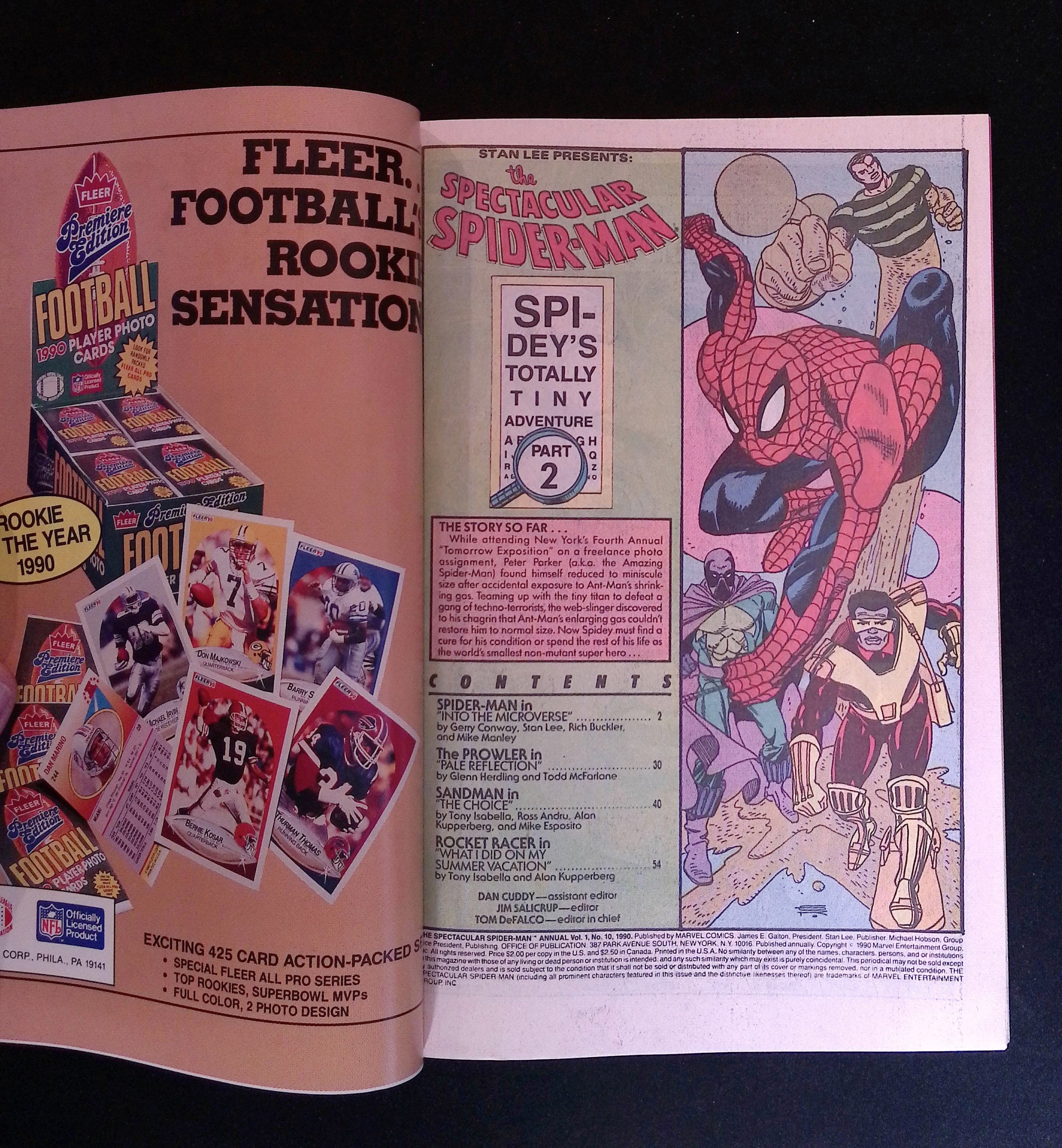 The Spectacular Spider-Man Annual # 10 1990 VF+