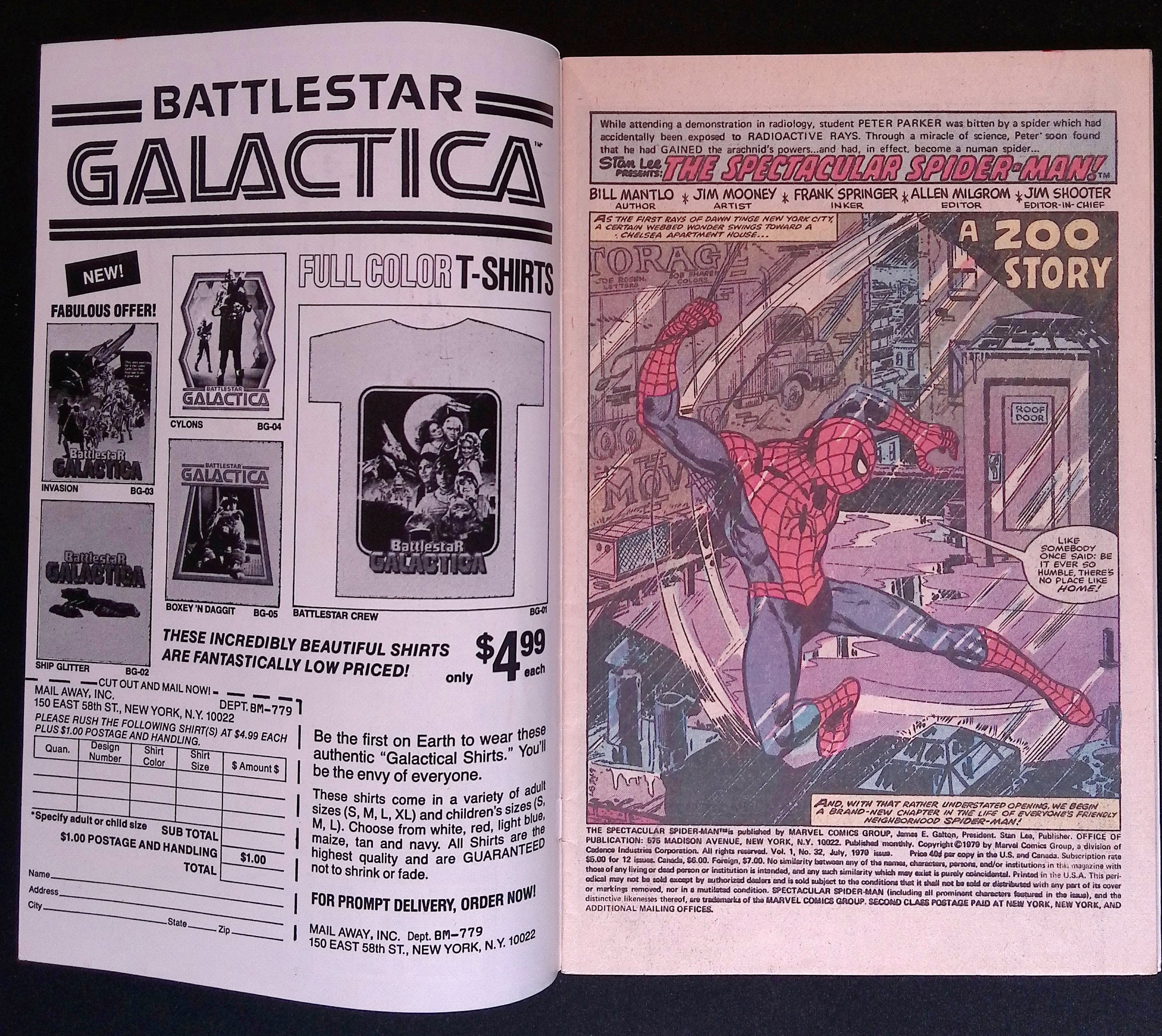 The Spectacular Spider-Man #32 1979 VF