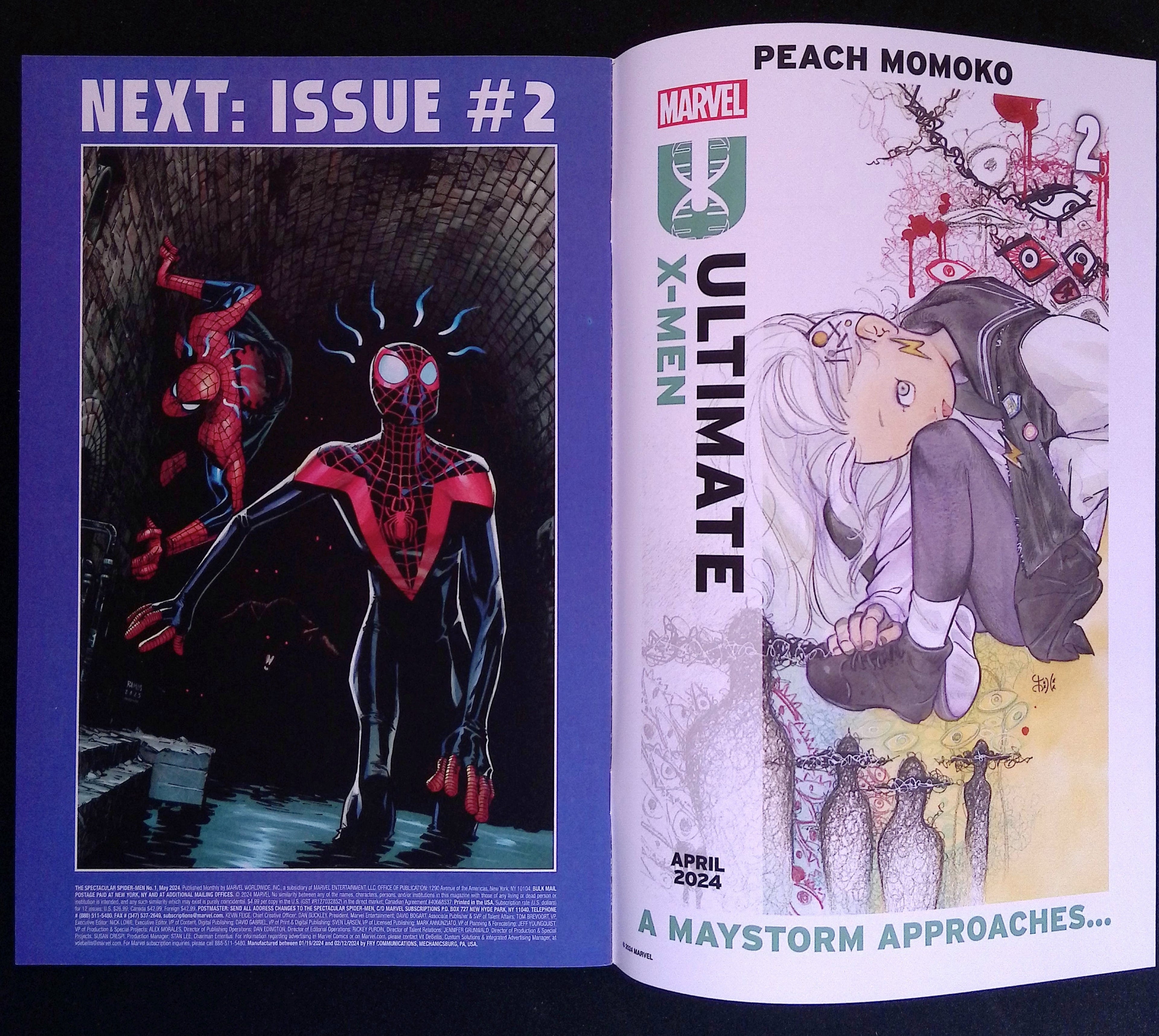 The Spectacular Spider-Men # 1 2024 NM-