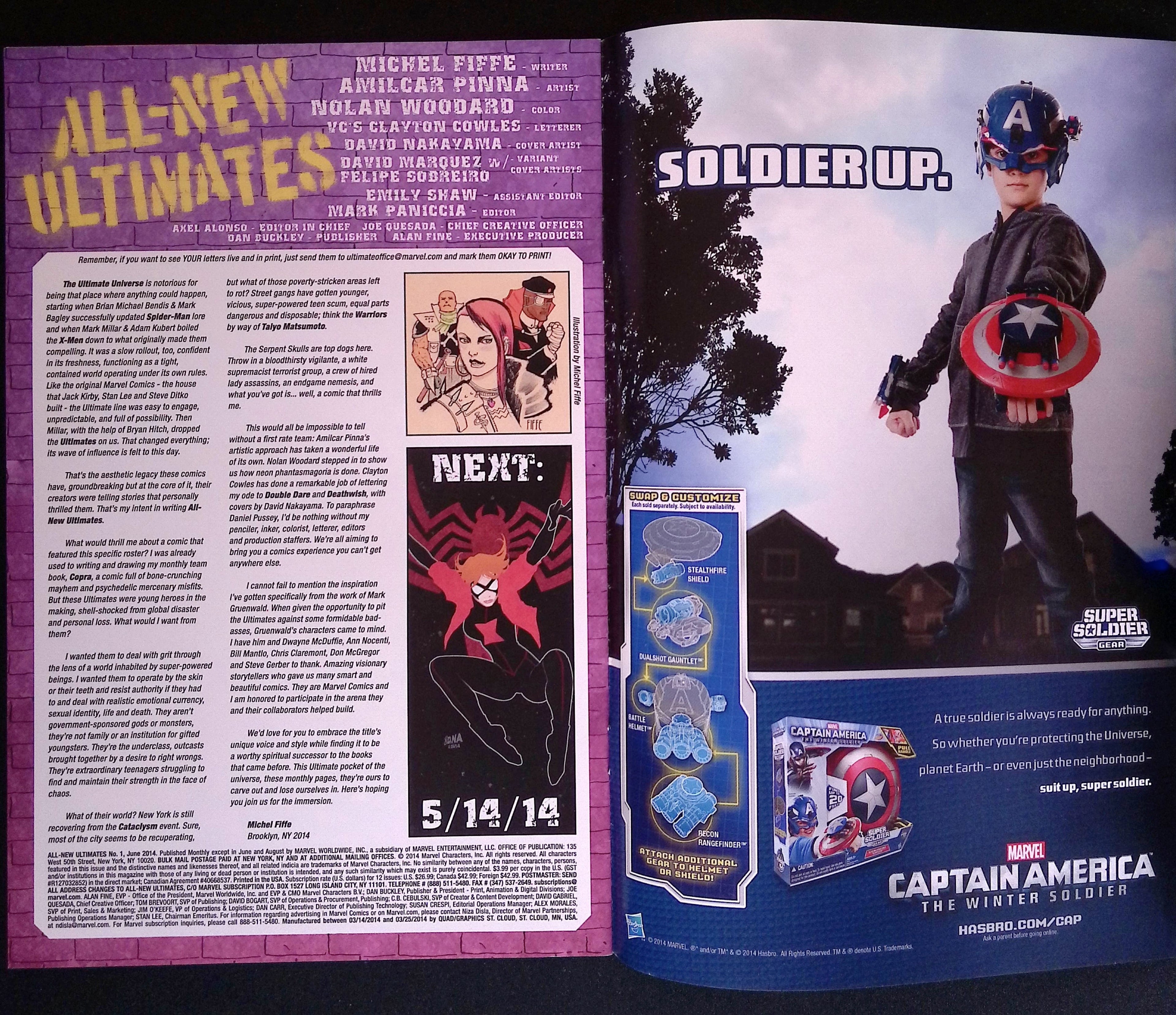 All-New Ultimates # 1 2014 VF+