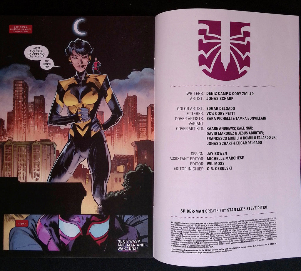 Ultimate Spider-Man: Incursion # 1 2025 NM