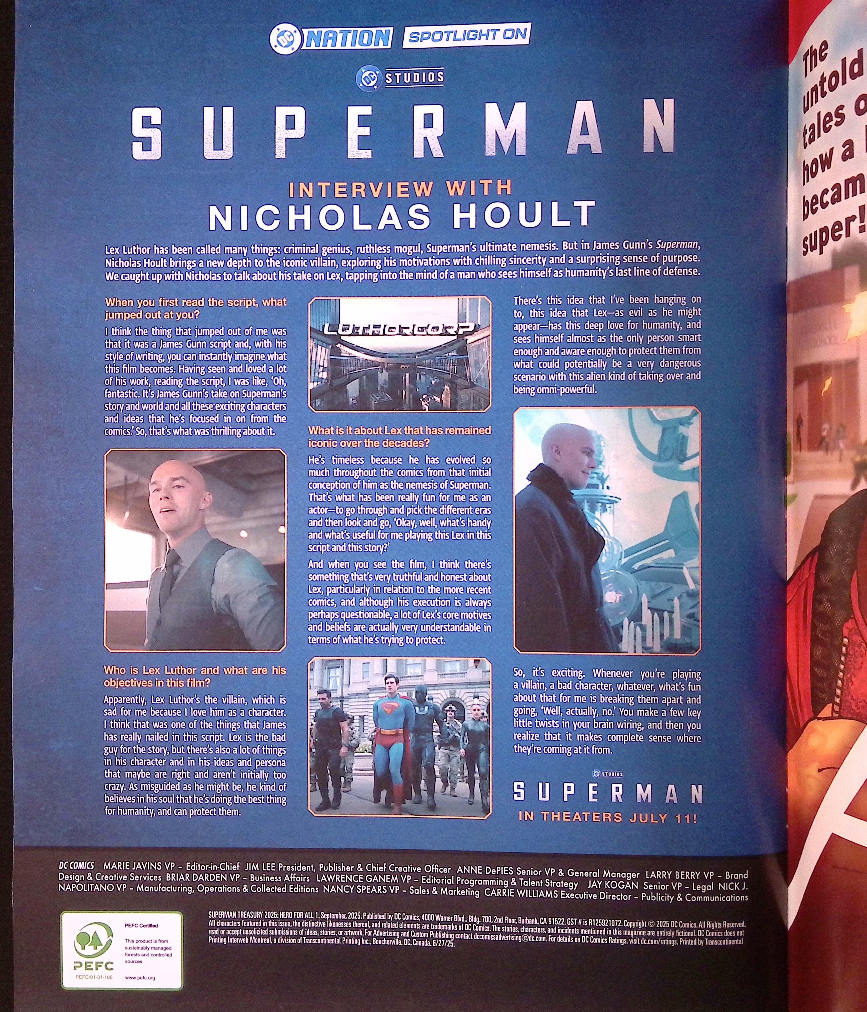Superman Treasury 2025: Hero for All Koblish Wraparound Variant 10x13.5 NM