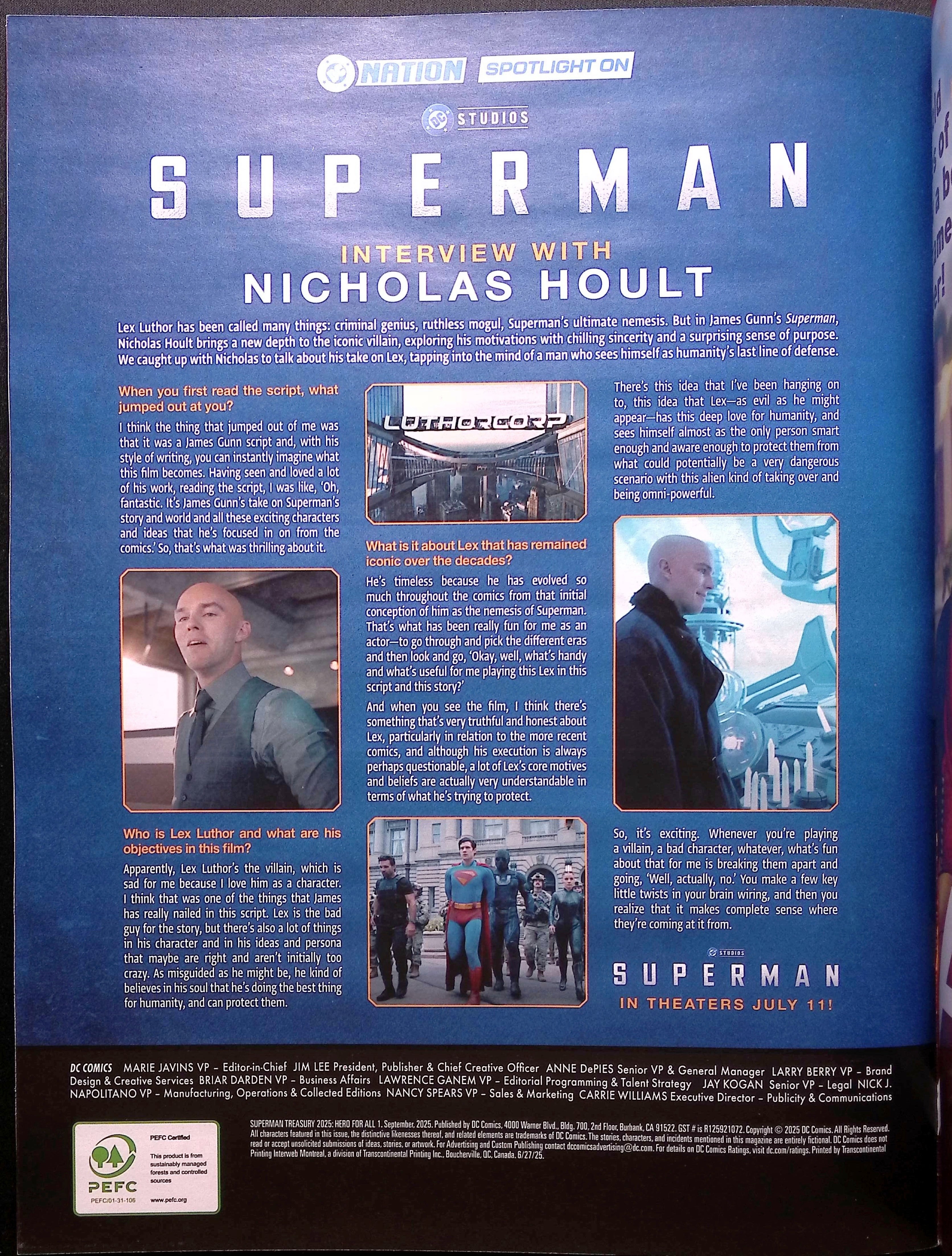 Superman Treasury 2025: Hero for All Redondo Foil Variant 10x13.5 NM