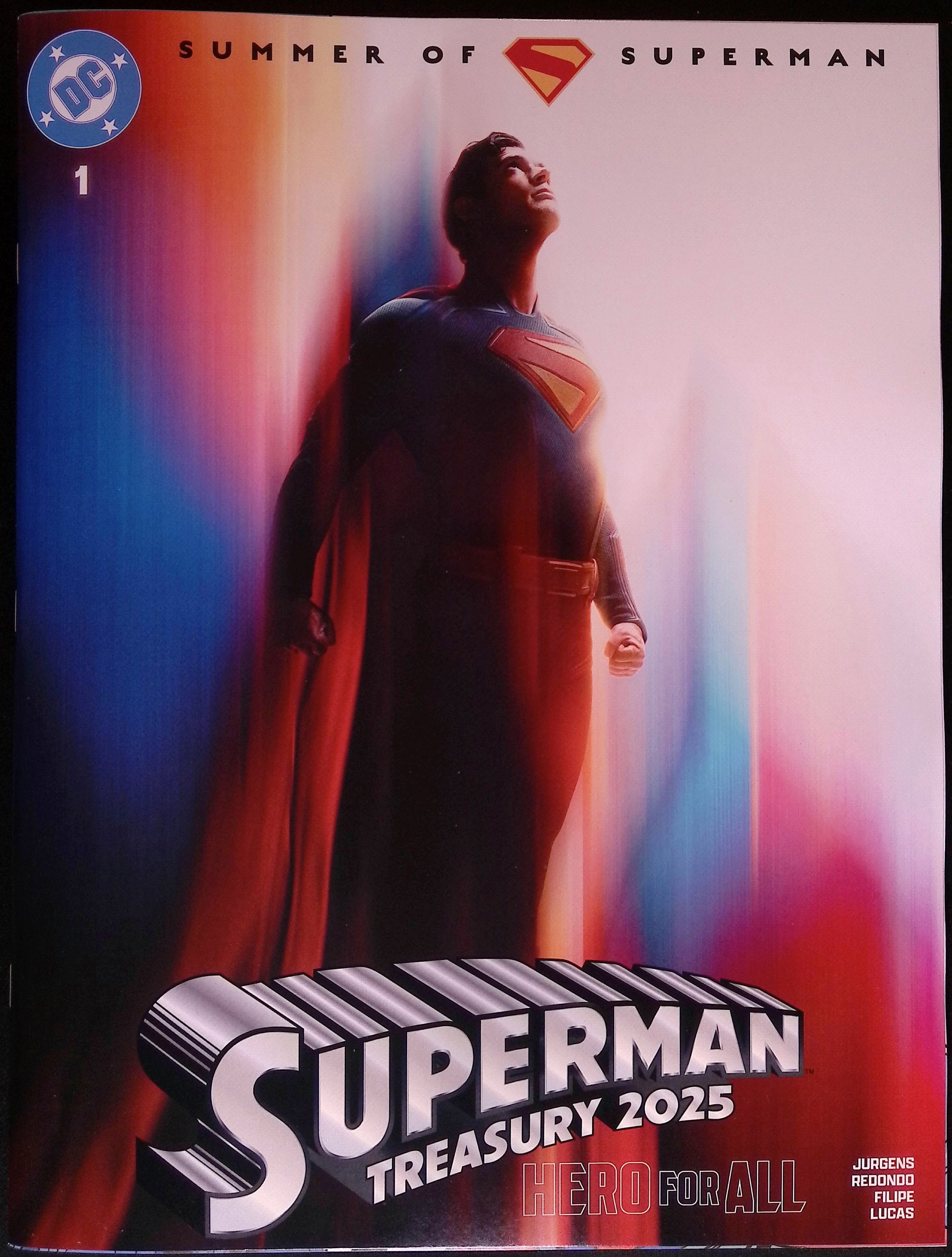 Superman Treasury 2025: Hero for All Movie Poster Variant 10x13.5 NM