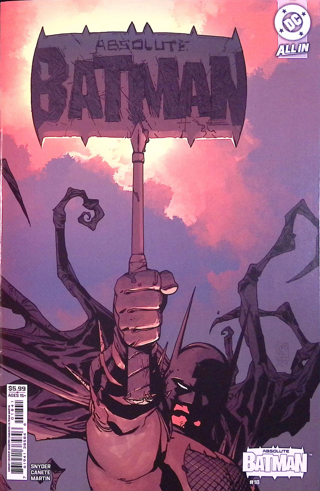 Absolute Batman # 18 Cover D Camuncoli Variant 2026 BN