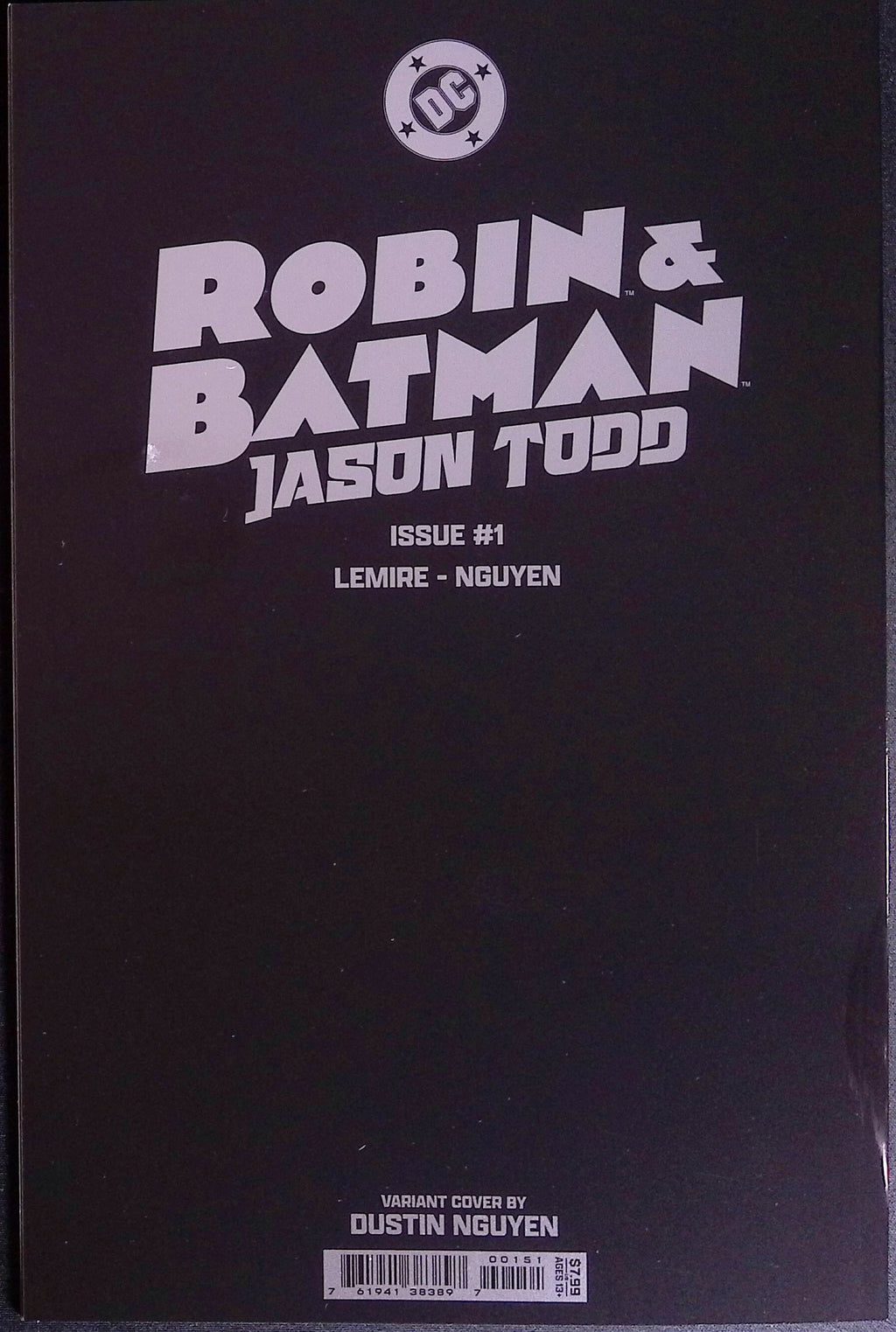 Robin & Batman: Jason Todd # 1 Foil Variant First Printing 2025 BN