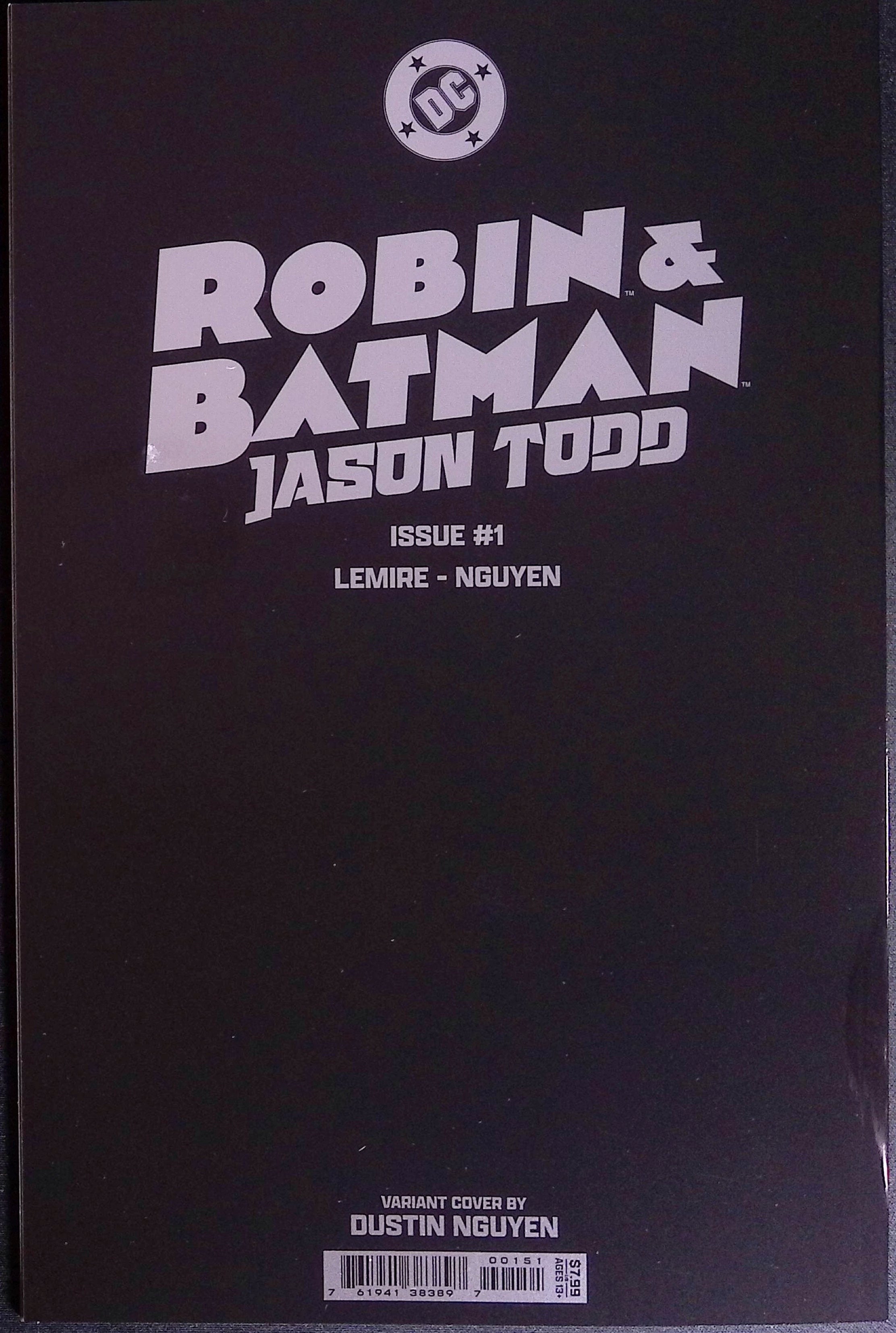 Robin & Batman: Jason Todd # 1 Foil Variant First Printing 2025 BN