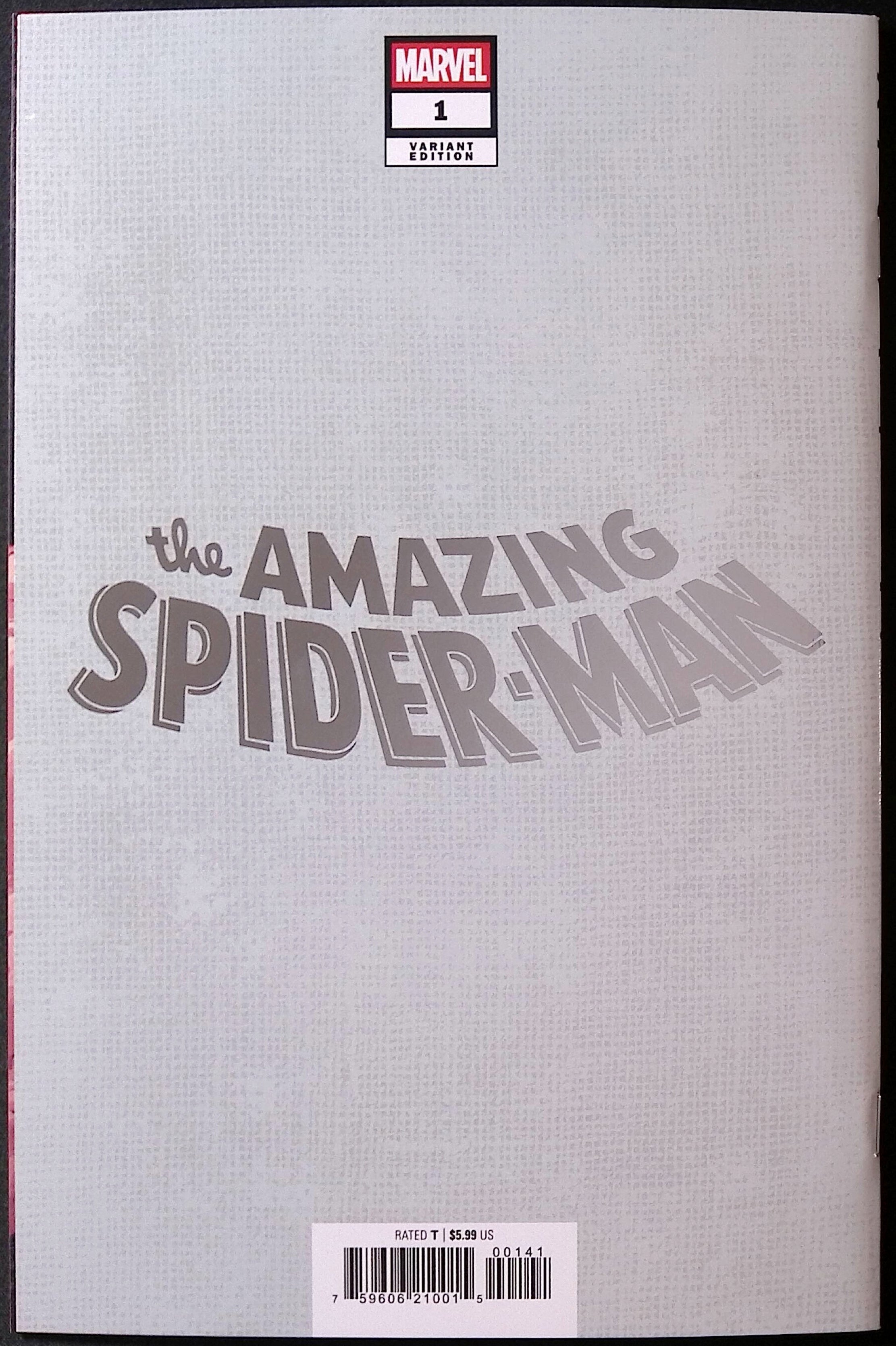 The Amazing Spider-Man # 1 Chiarello Foil Variant First Printing 2025 BN