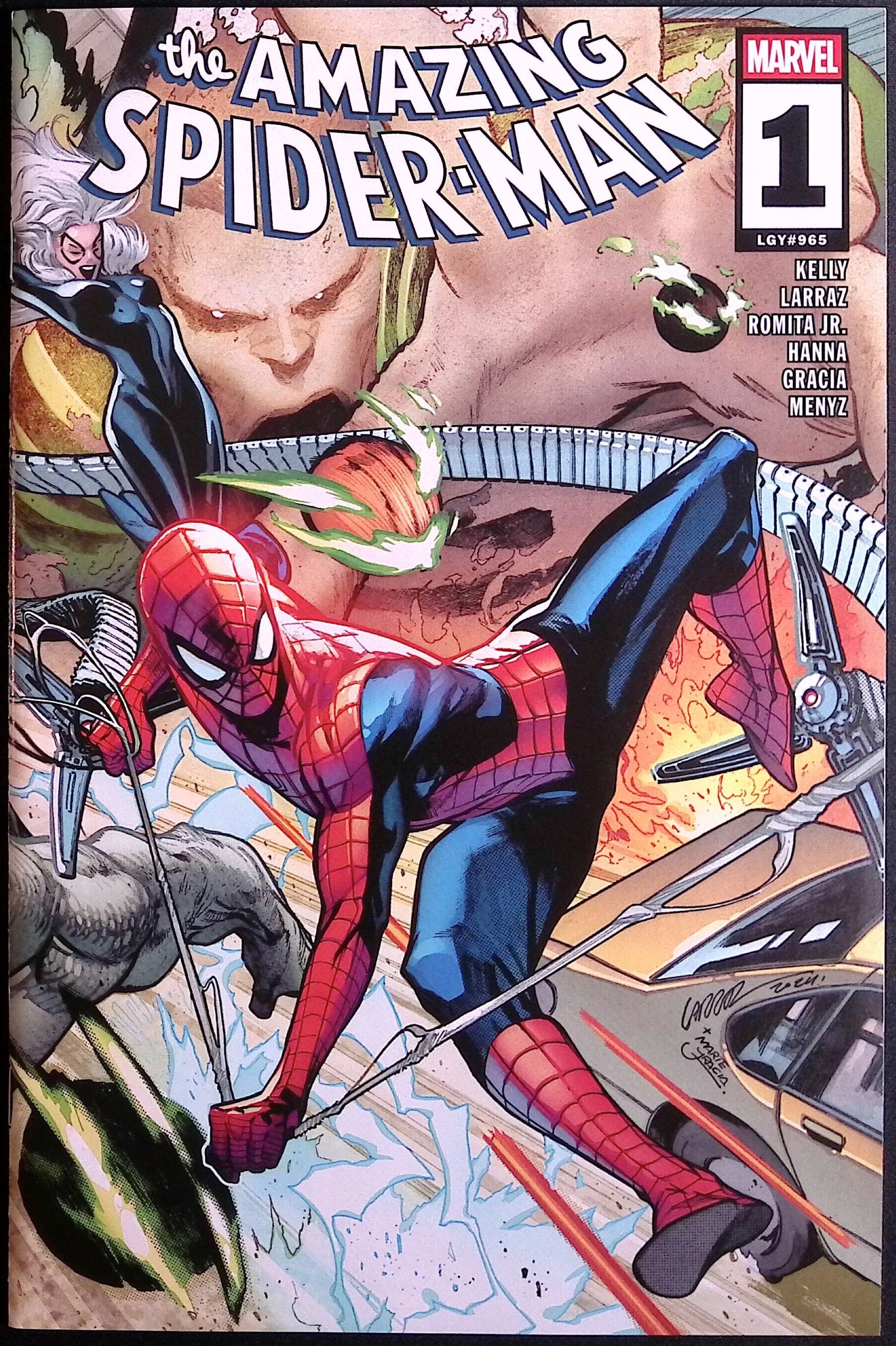 The Amazing Spider-Man # 1 Cover A First Printing Wraparound 2025 BN