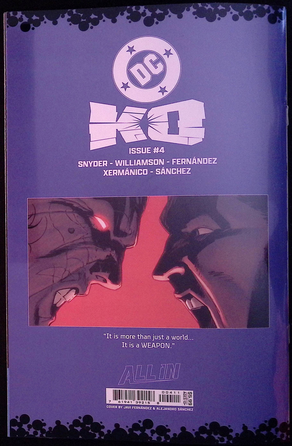 DC K.O. # 4 Cover A First Printing 2026 BN