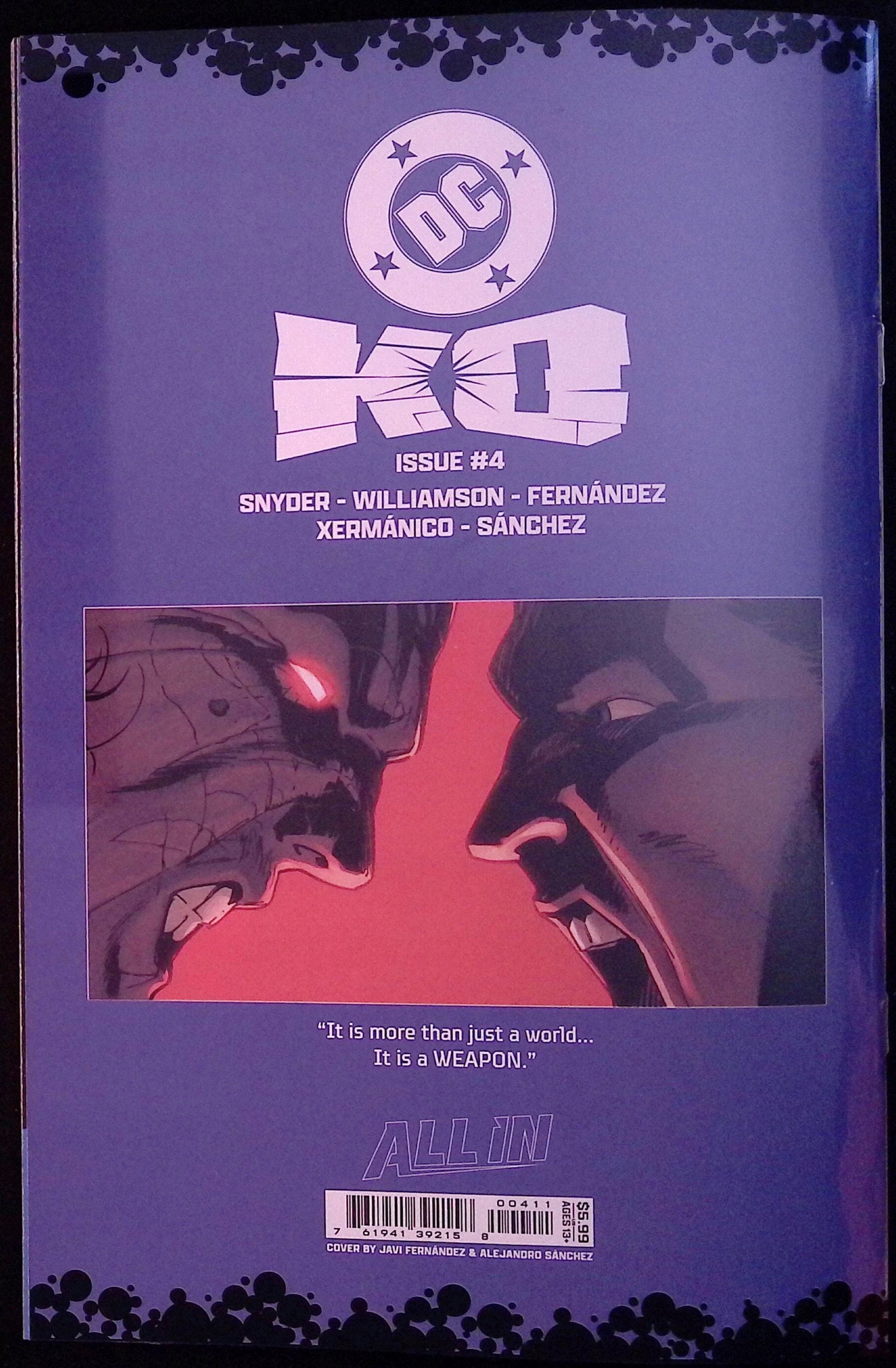 DC K.O. # 4 Cover A First Printing 2026 BN