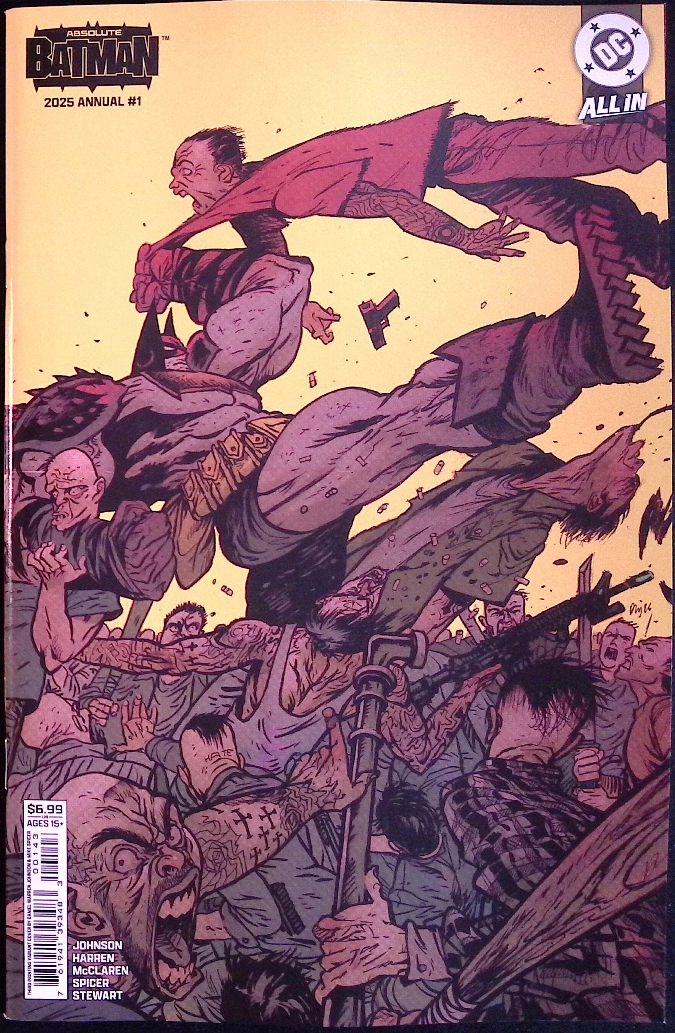 Absolute Batman Annual # 1 Cover C Johnson Variant Third Printing 2025 BN