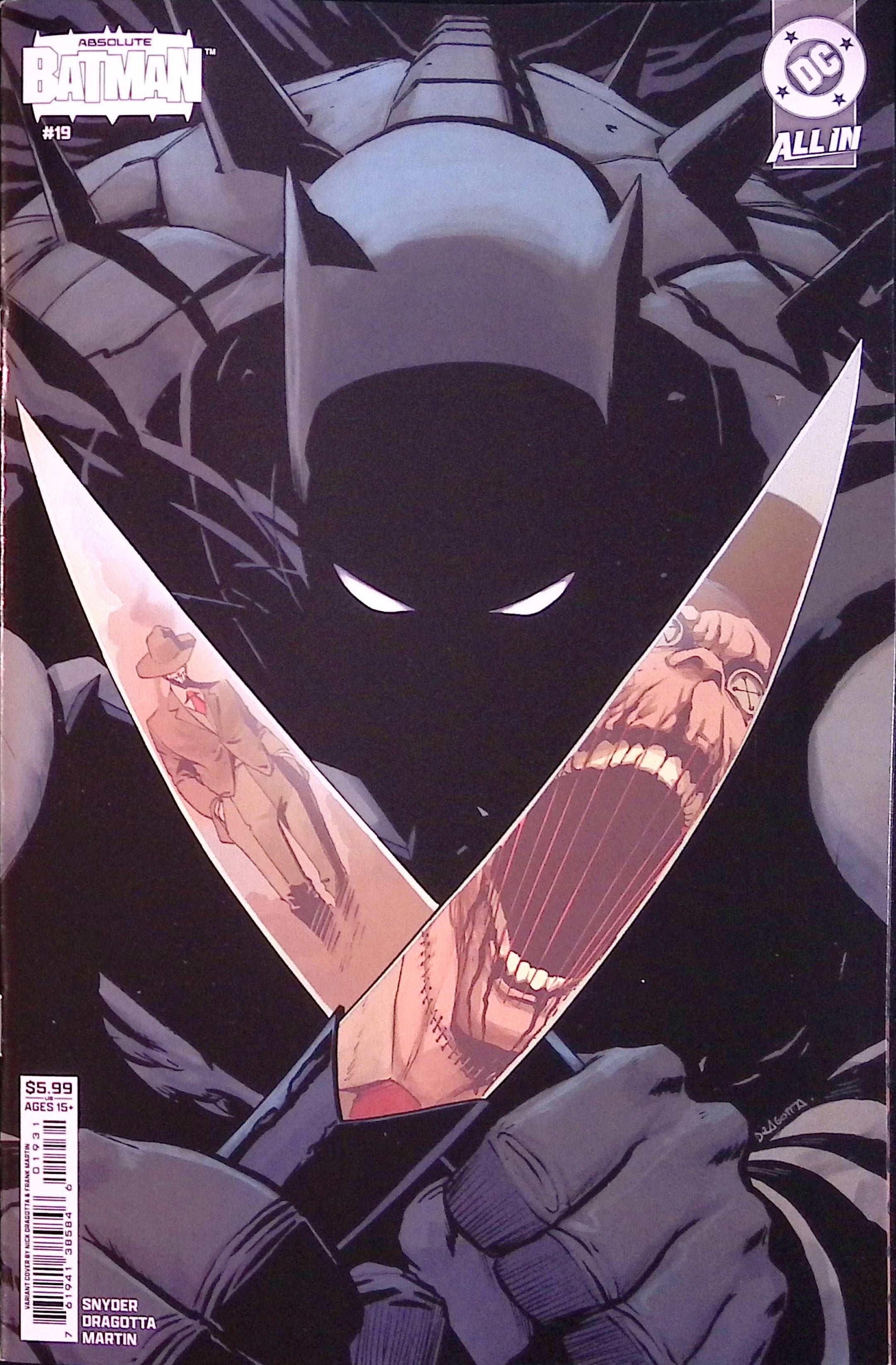 Absolute Batman # 19 Cover C Dragotta Variant First Printing 2026 BN