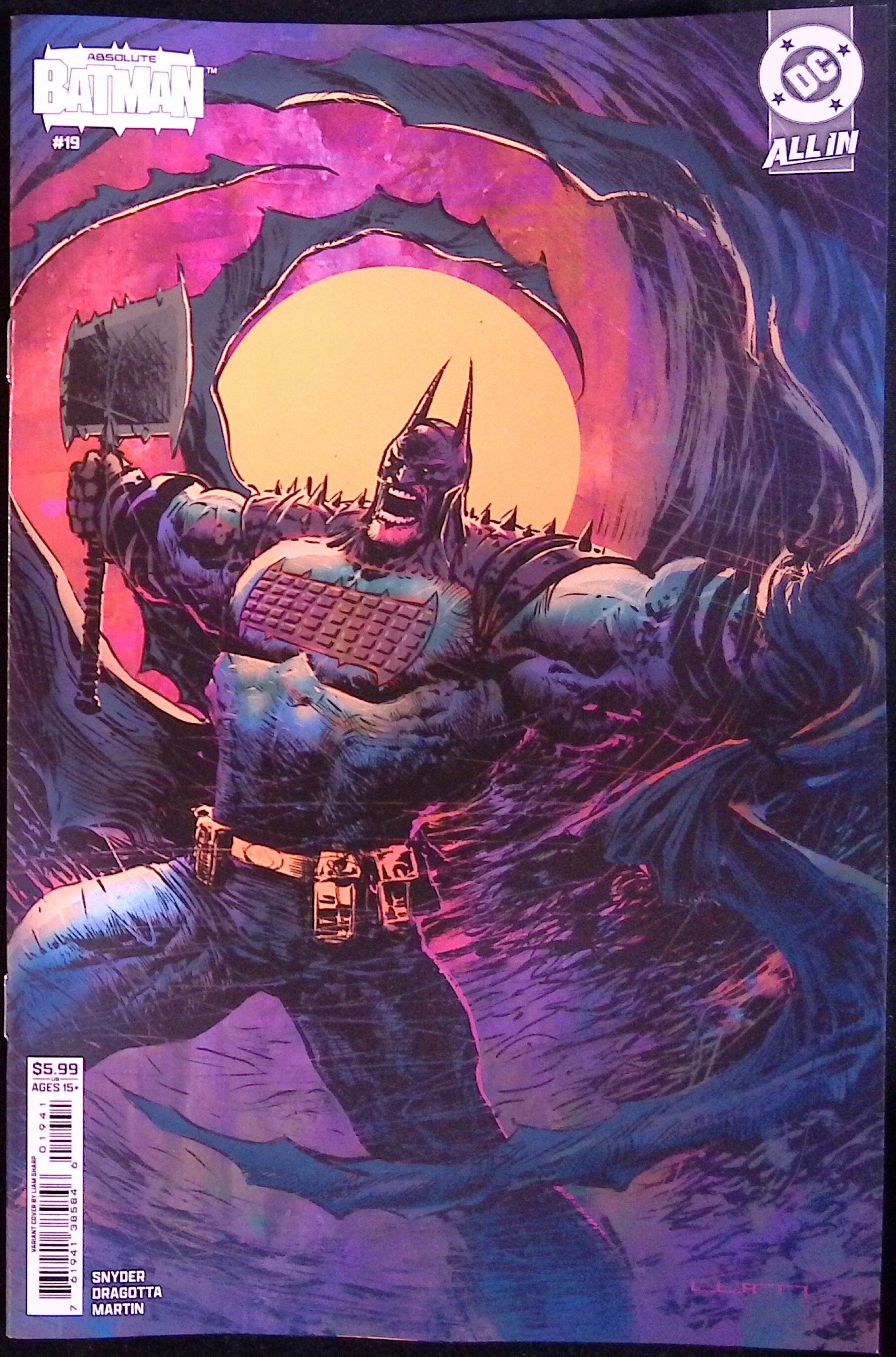 Absolute Batman # 19 Cover D Sharp Variant First Printing 2026 BN