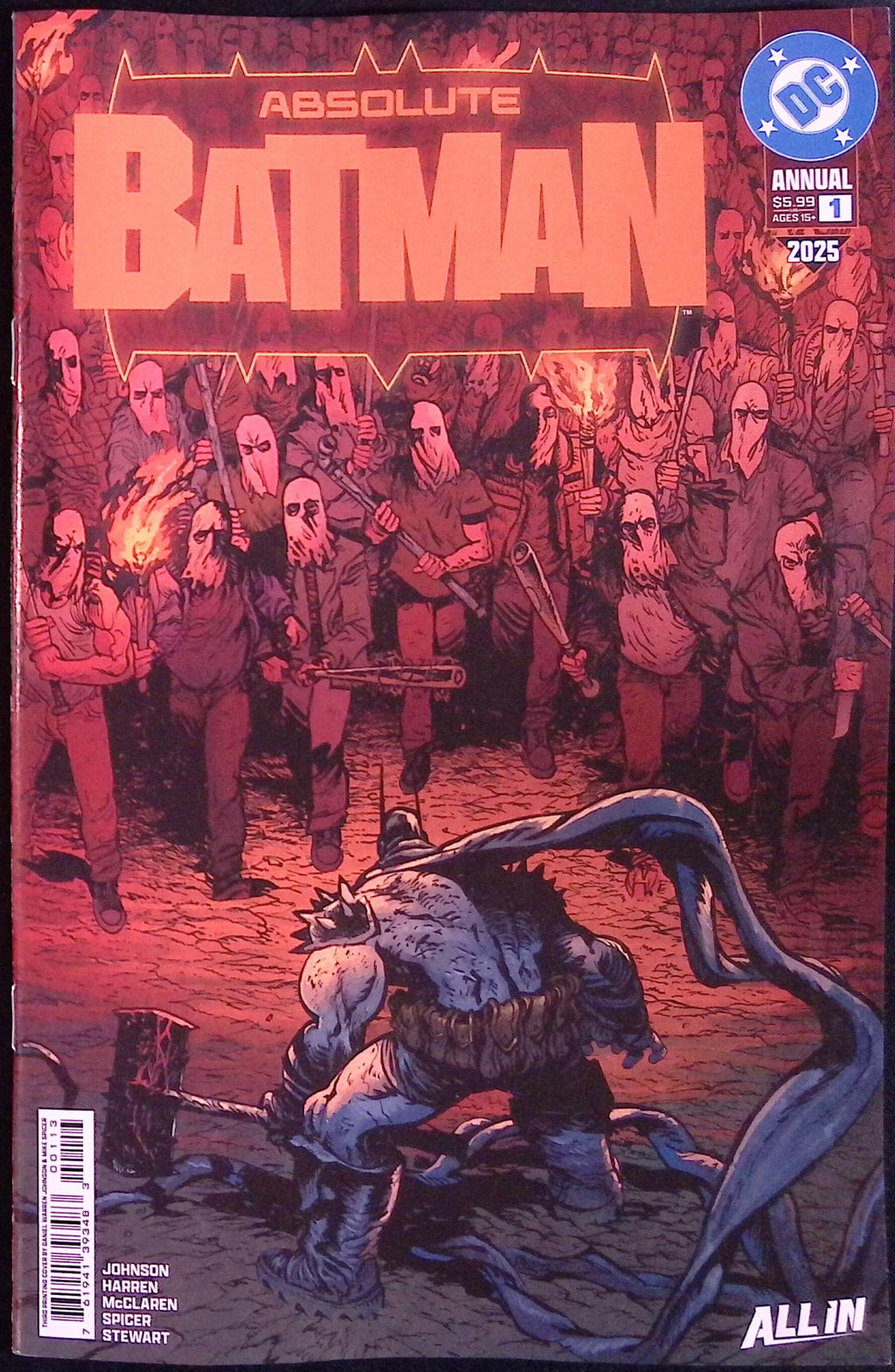 Absolute Batman Annual # 1 Cover A Third Printing 2025 BN