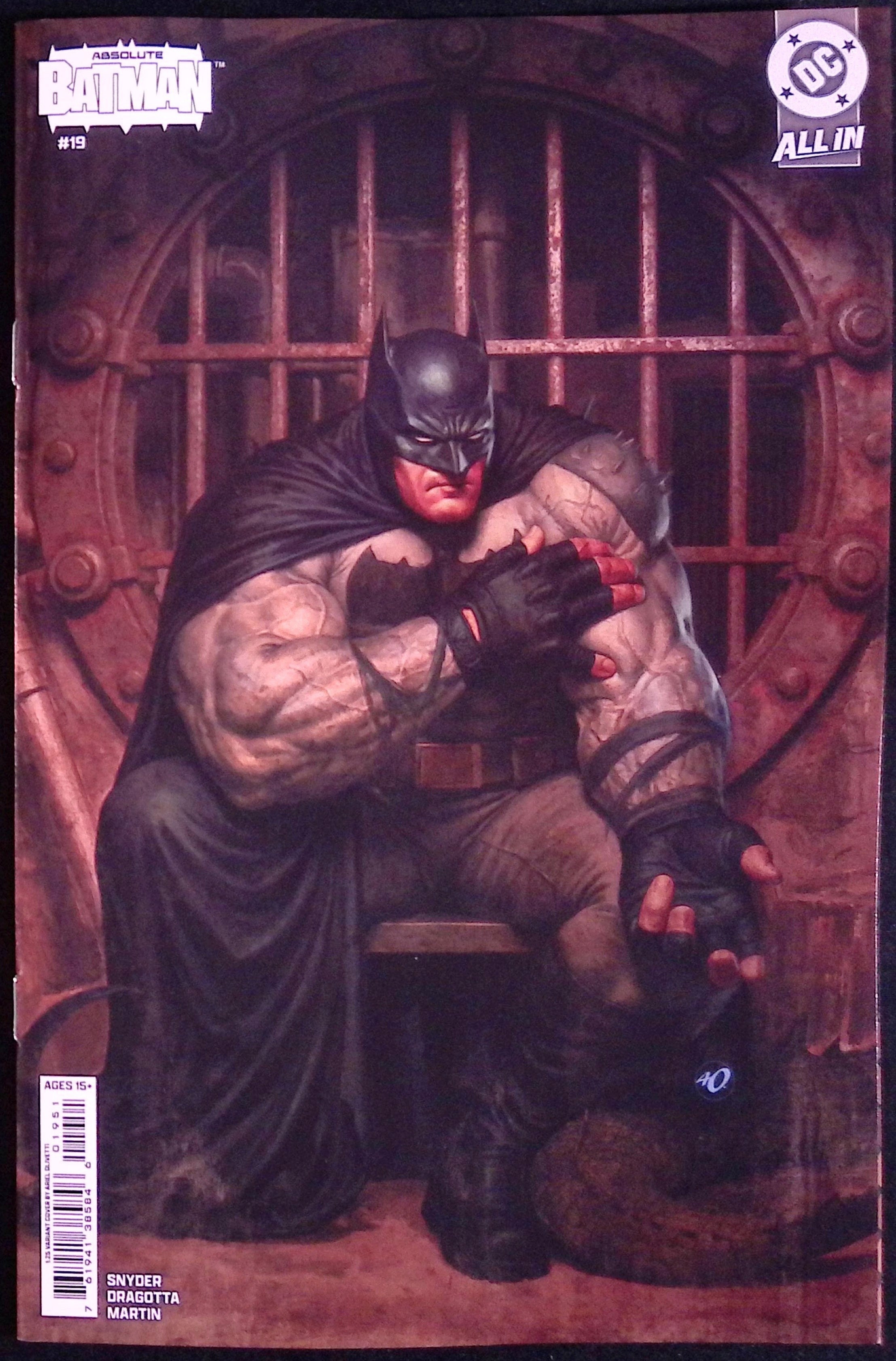 Absolute Batman # 19 Cover E 1:25 Incentive Olovetti Variant First Printing 2026 BN