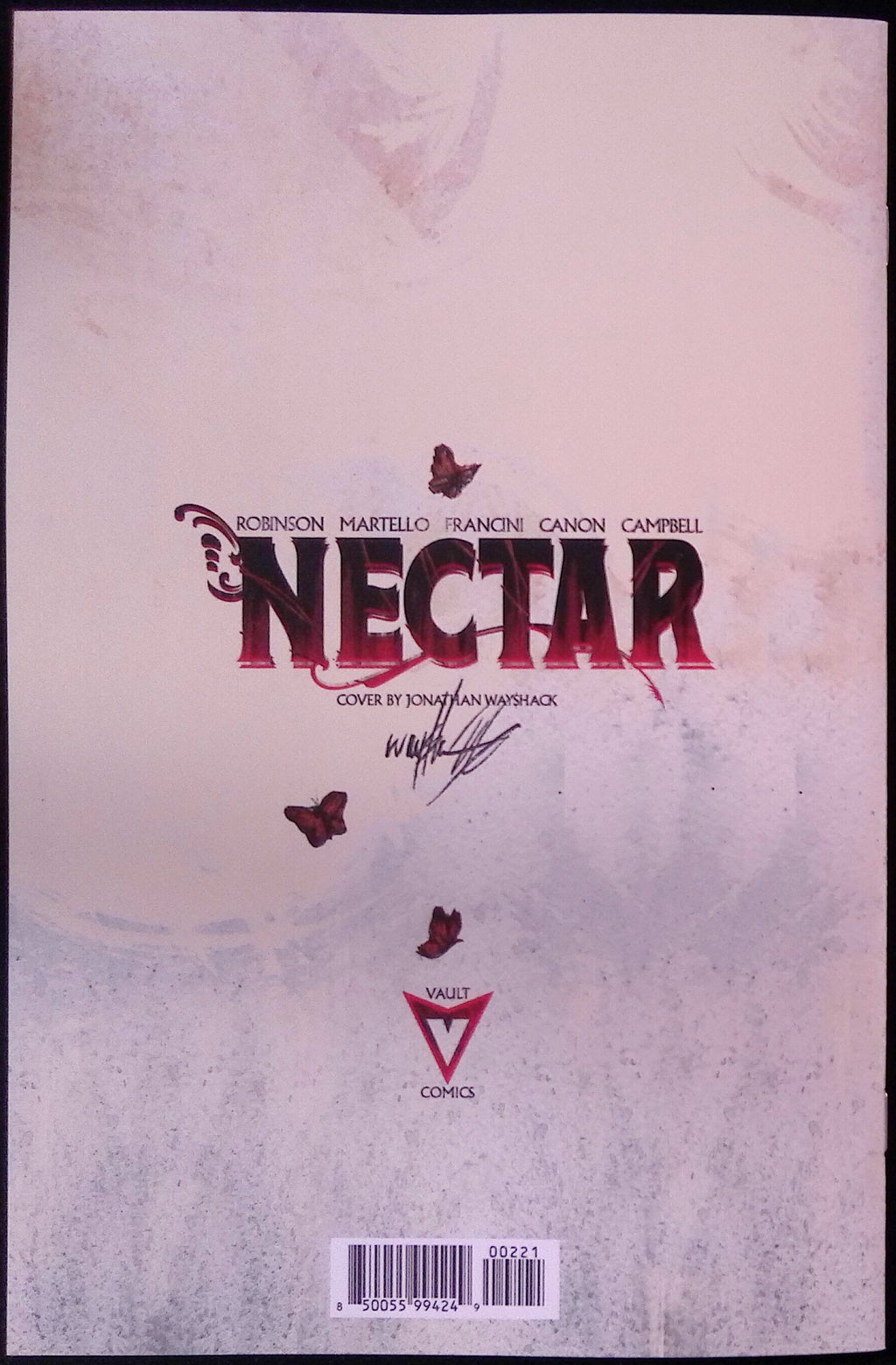 Nectar # 2 Cover B 1:10 Incentive Wayshak Variant First Printing 2026 BN