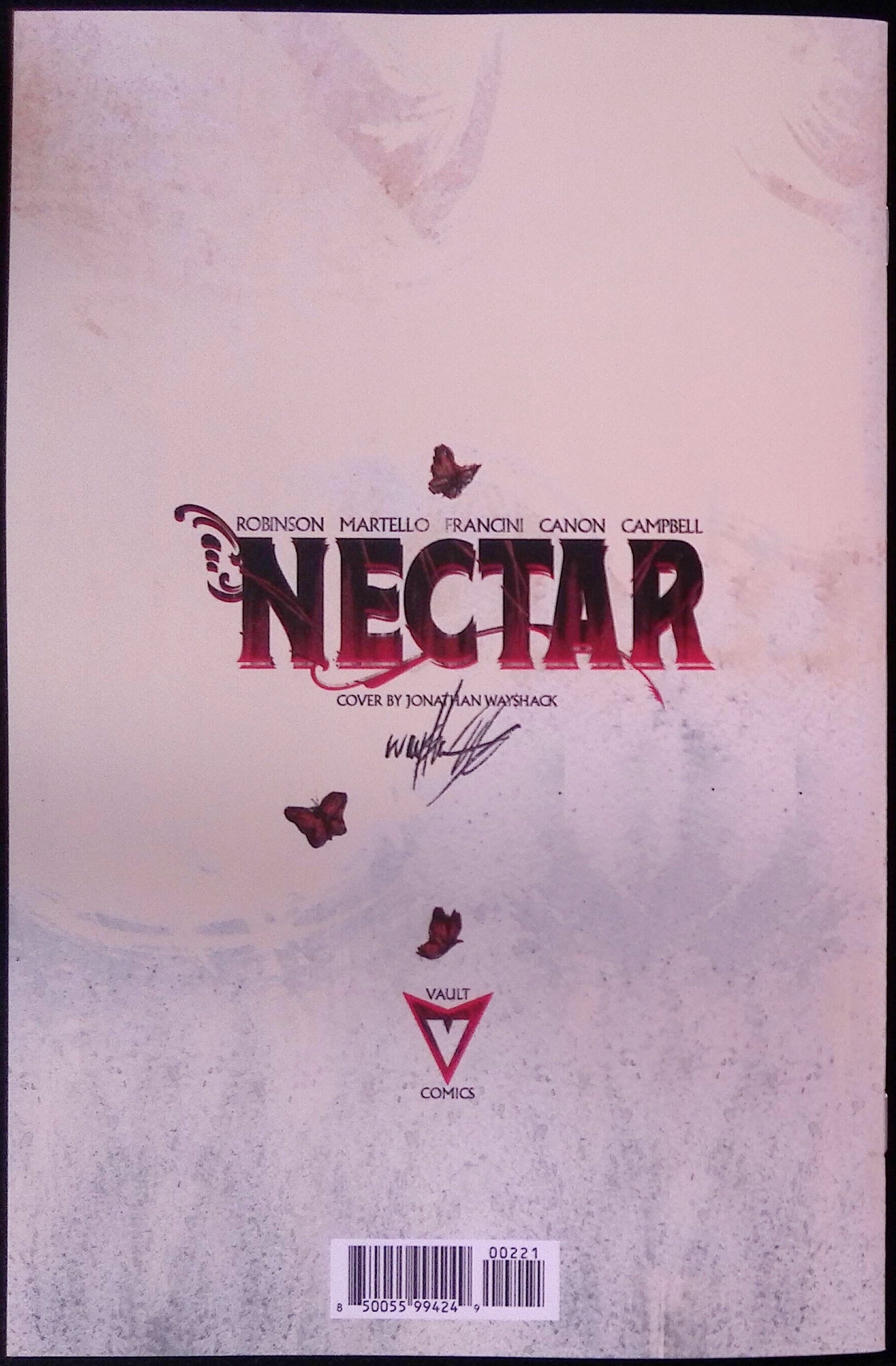 Nectar # 2 Cover B 1:10 Incentive Wayshak Variant First Printing 2026 BN