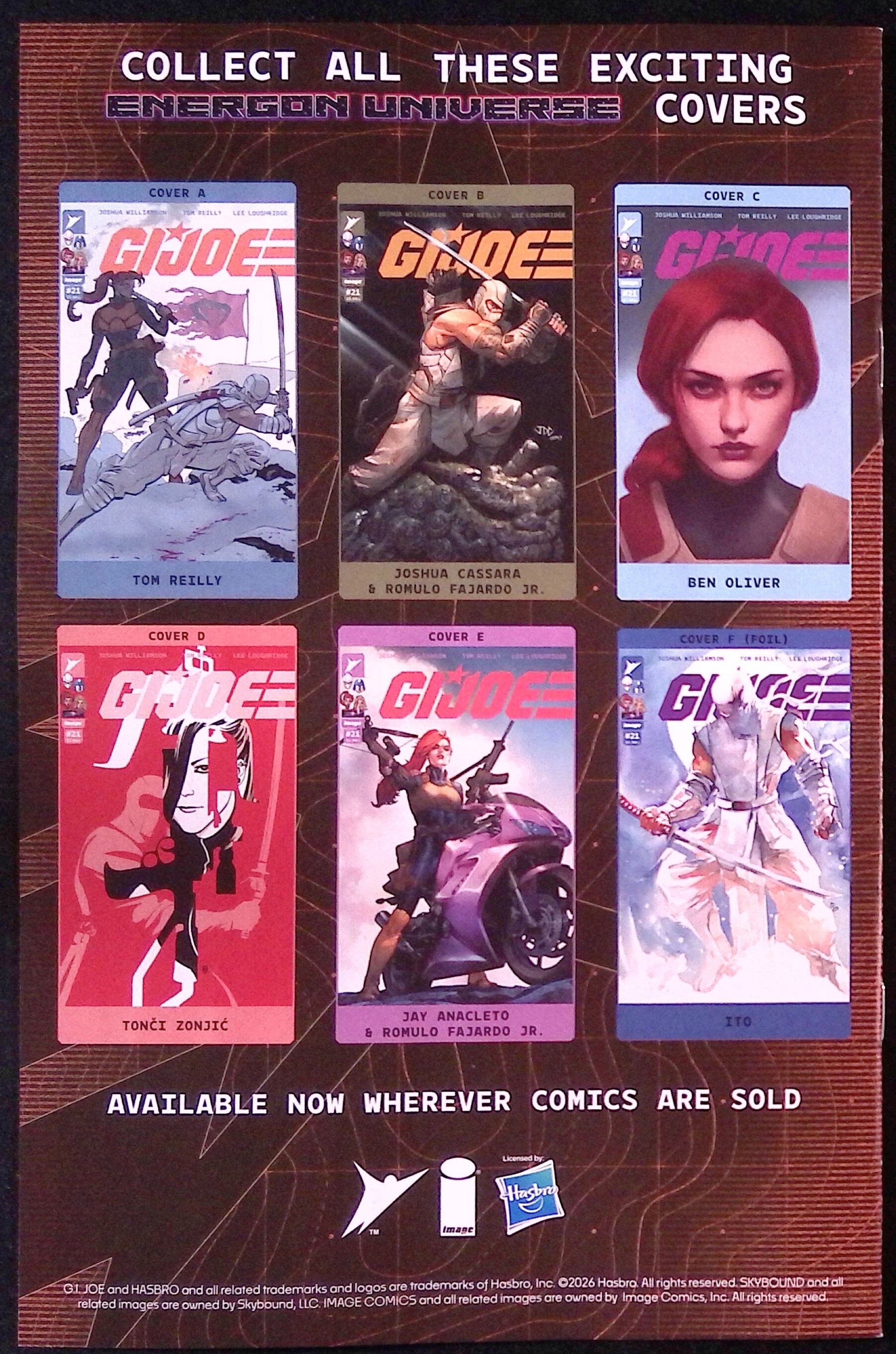 G.I. Joe # 21 Cover A First Printing 2026 BN