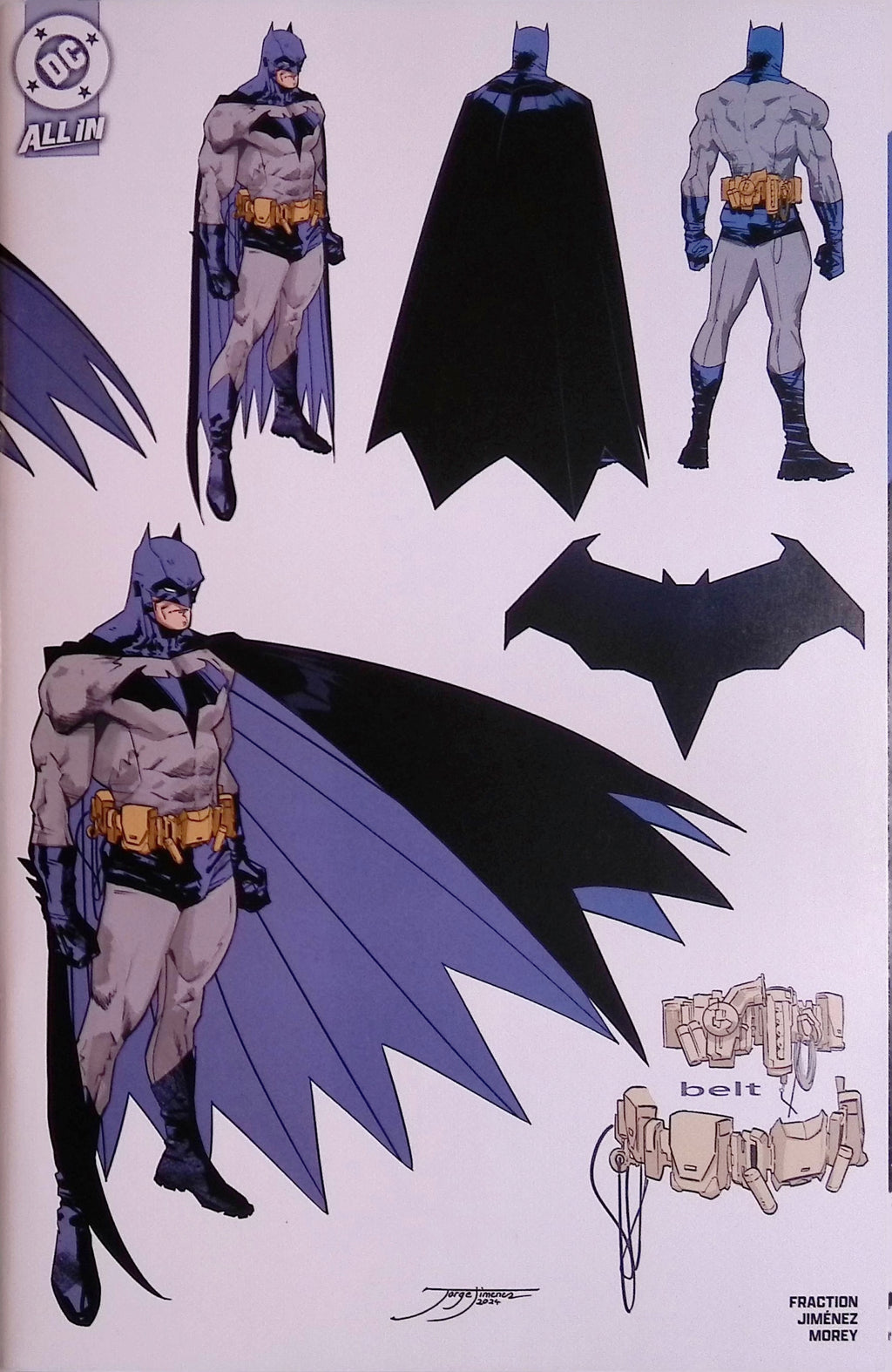 Batman #1 1:5 Jiménez Design Wraparound Variant First Printing 2025 BN
