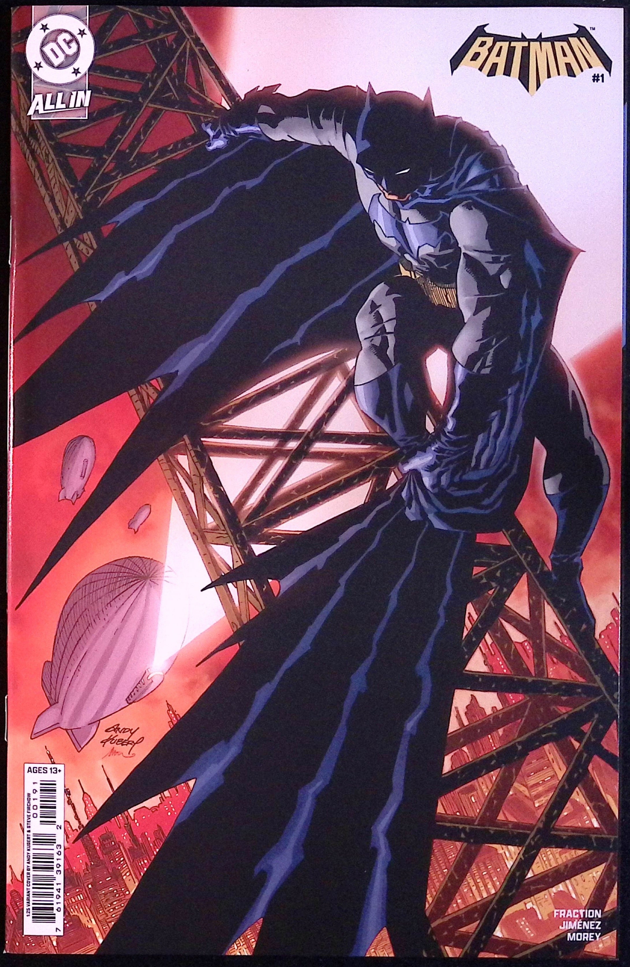 Batman #1 1:25 Kubert Variant First Printing 2025 BN