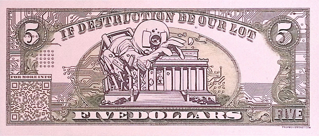 If Destruction Be Our Lot #1 Five Dollar Bill Store Promo BN