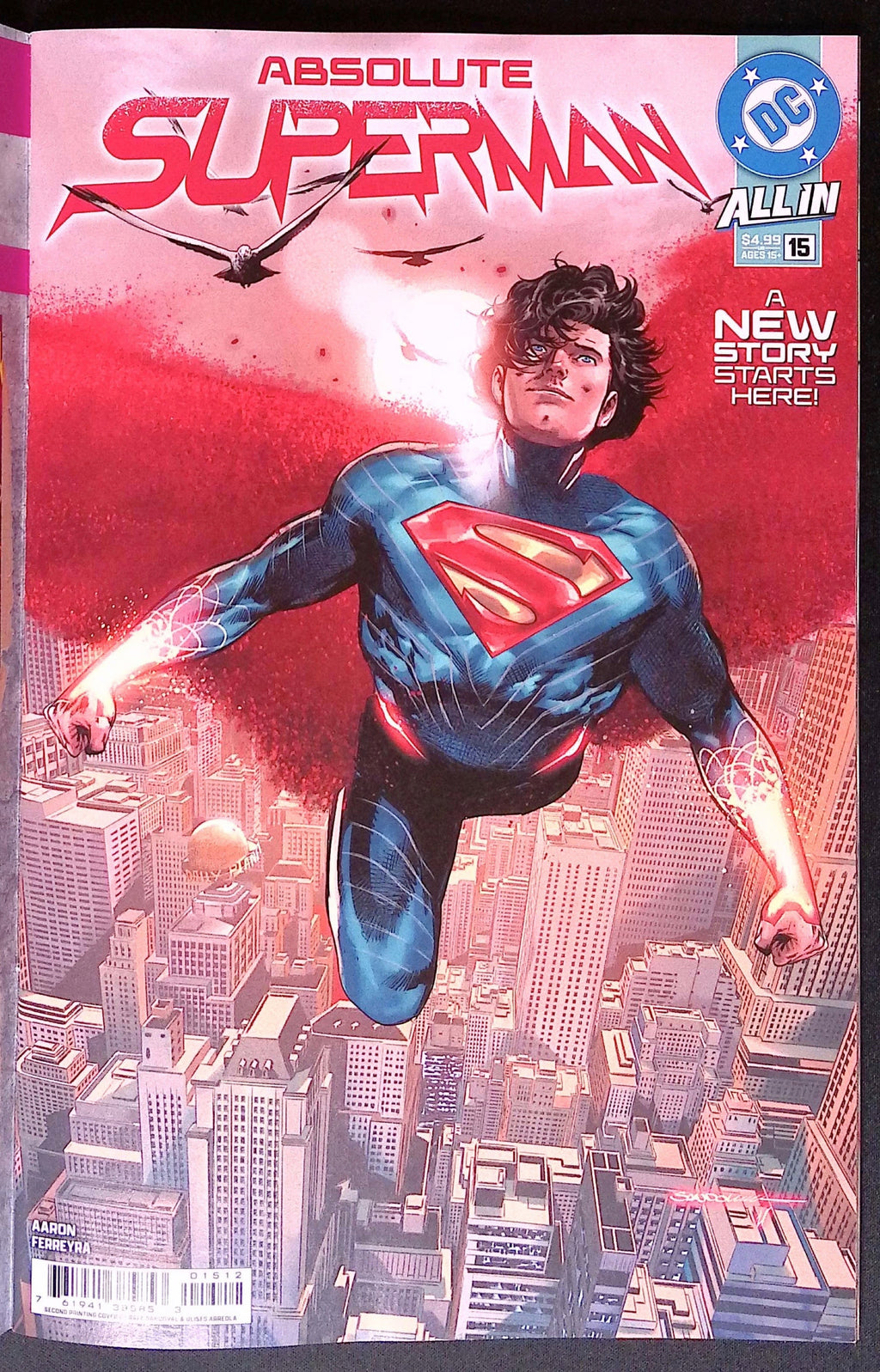 Absolute Superman # 15 Cover B Ferreyra Foil Second Printing 2026 BN
