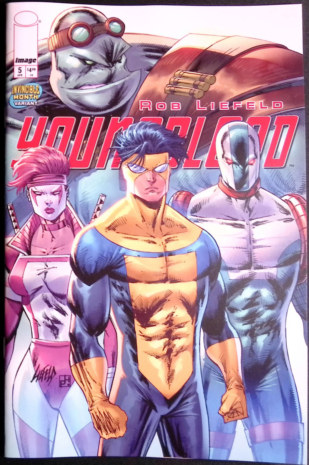 Youngblood # 5 Cover E Liefeld Invincible Team-Up 2026 BN