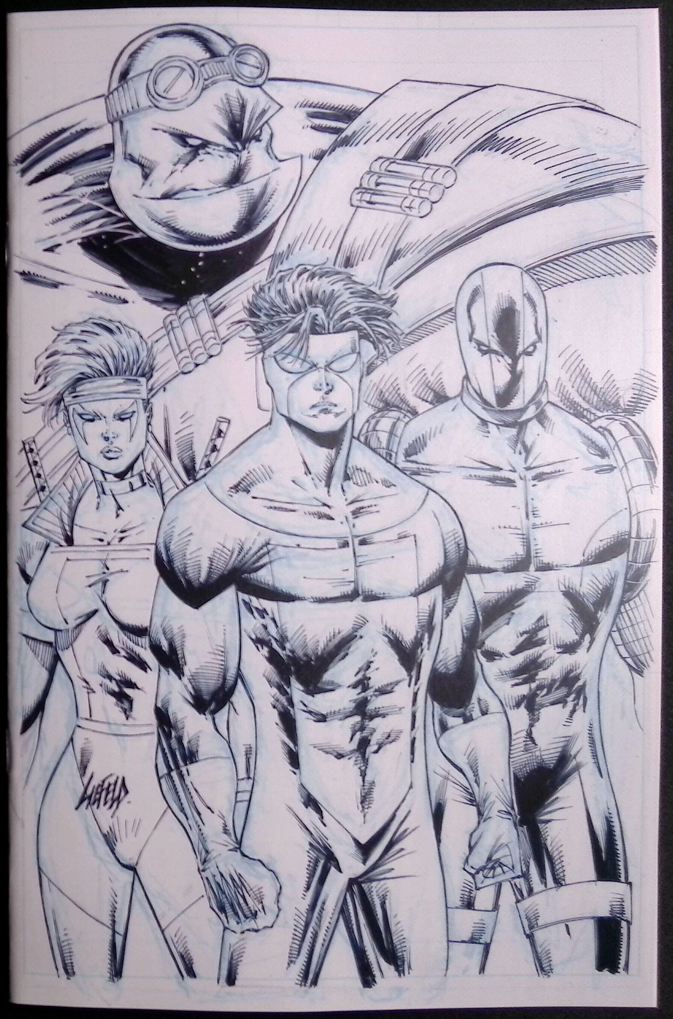 Youngblood # 5 Cover H Liefeld B&W Invincible Team-Up 2026 BN