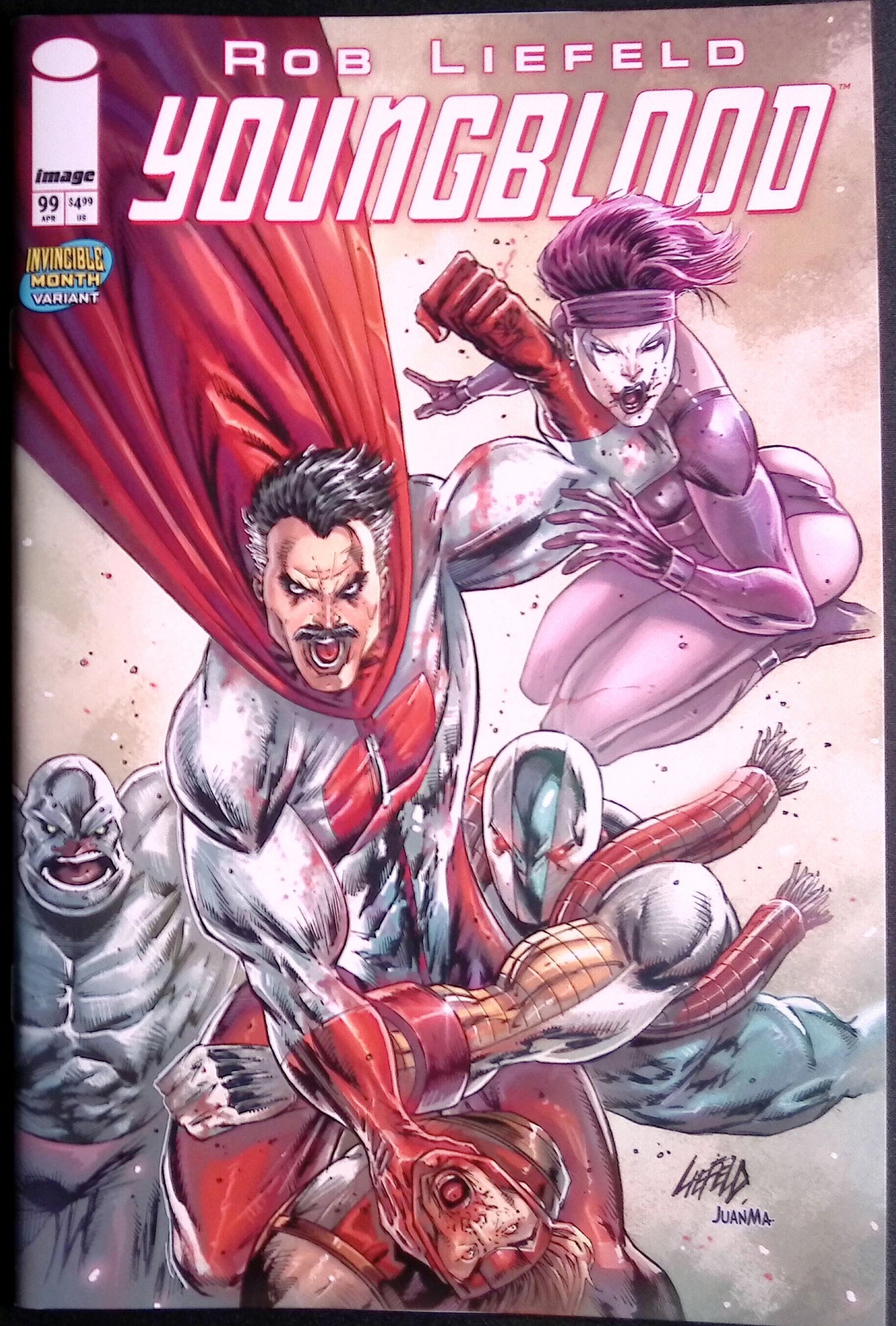 Youngblood # 5 Cover G Liefeld Invincible Team-Up 2026 BN