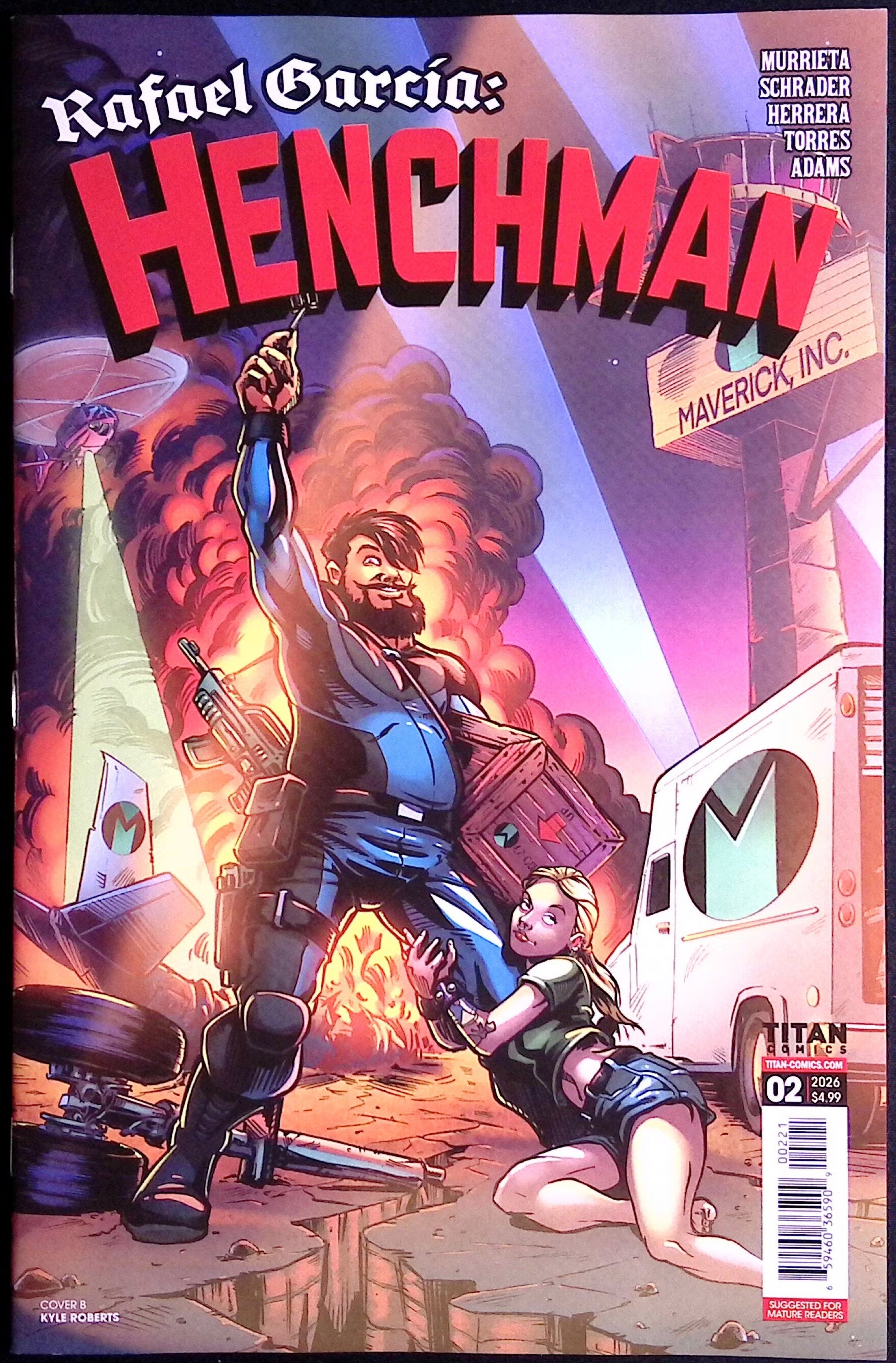 Rafael Garcia: Henchman # 2 Cover B Herrera Variant First Printing 2026 BN