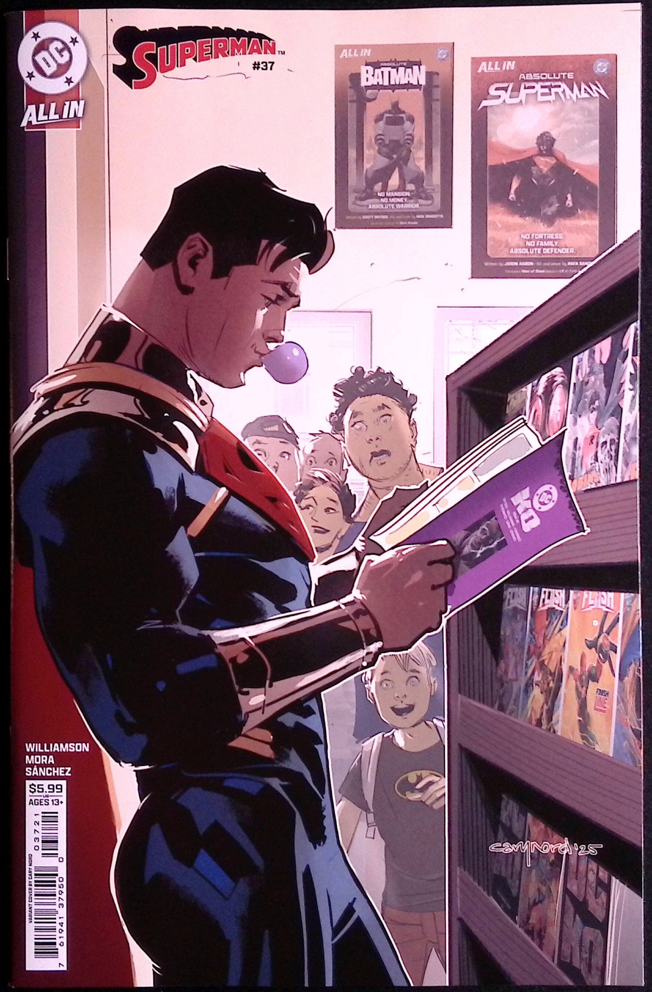 Superman # 37 Cover B Nord Variant First Printing 2026 BN