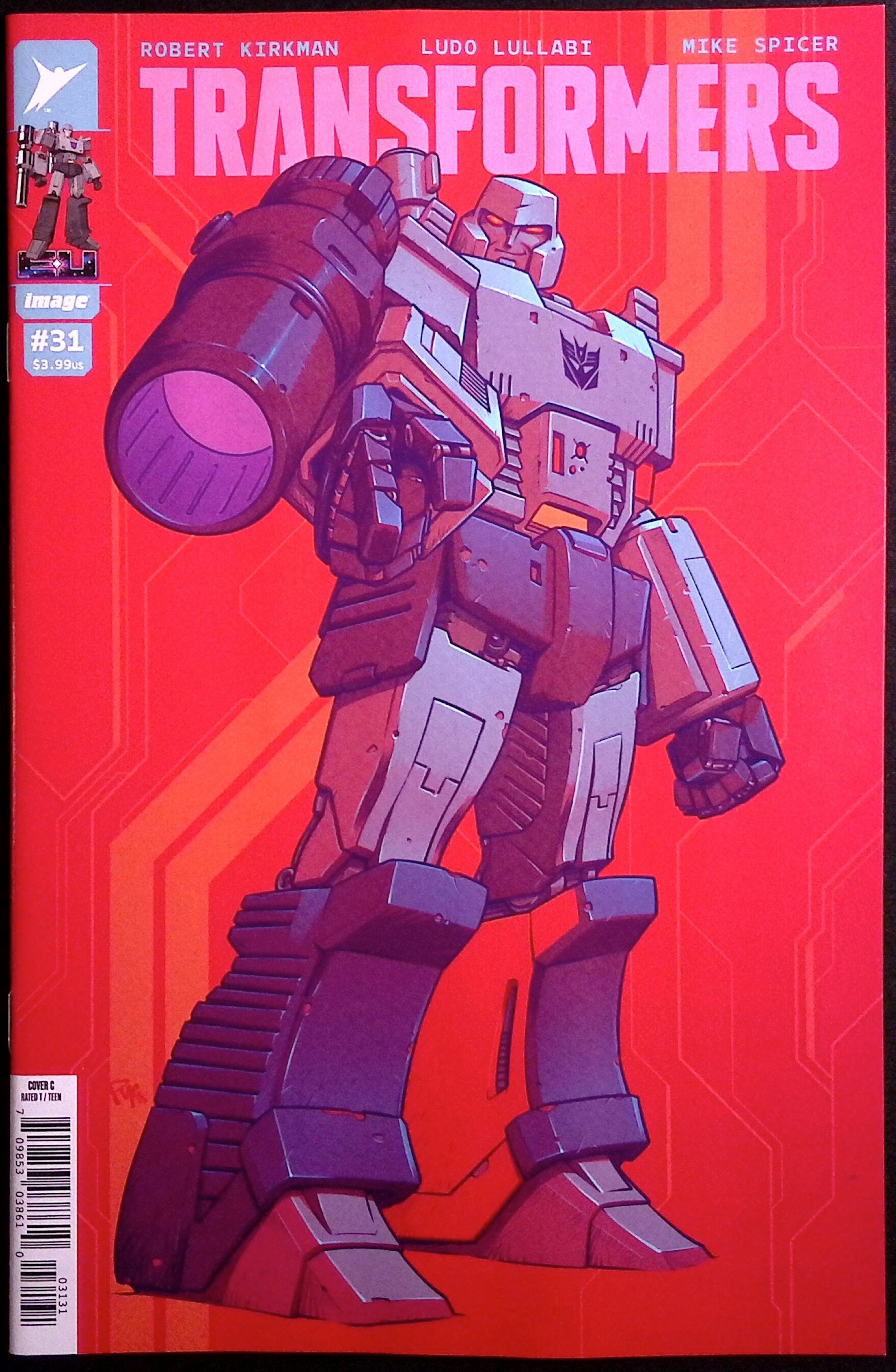 Transformers # 31 Cover C Parr Variant First Printing 2026 BN