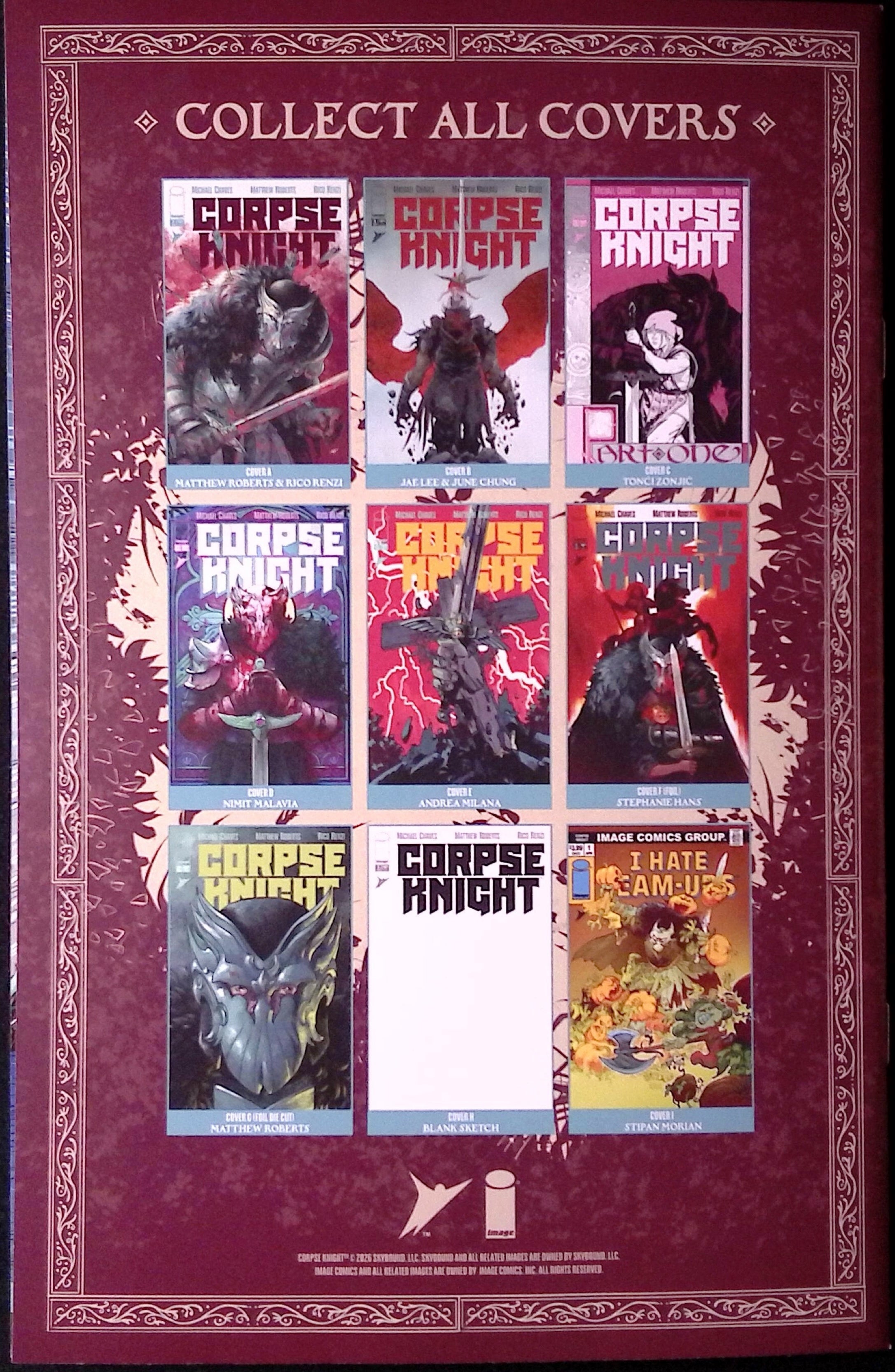 Corpse Knight # 1 Cover A First Printing 2026 BN