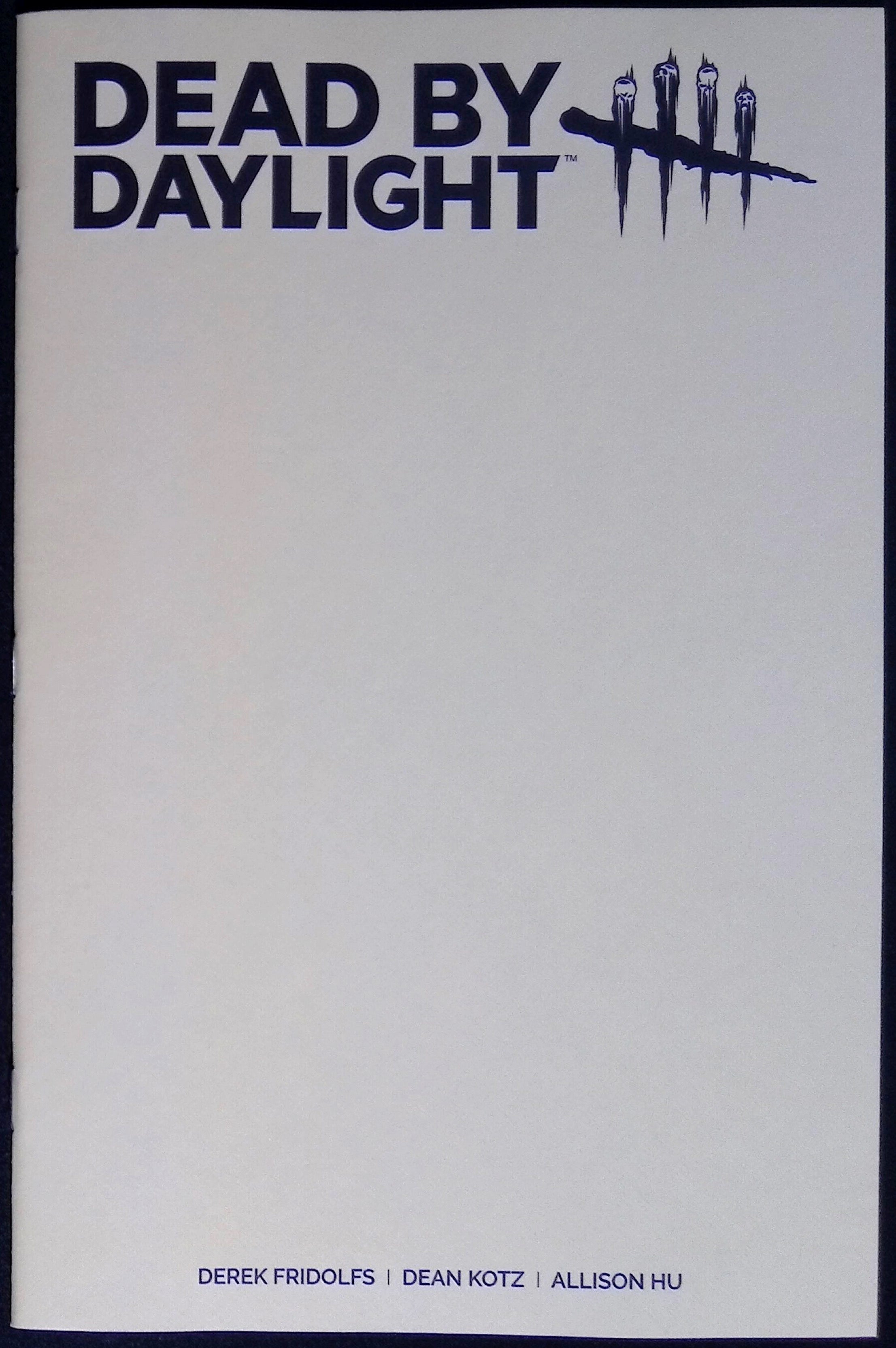 Dead by Daylight: The Hillbilly # 1 Cover G Color Blank Variant 2026 BN