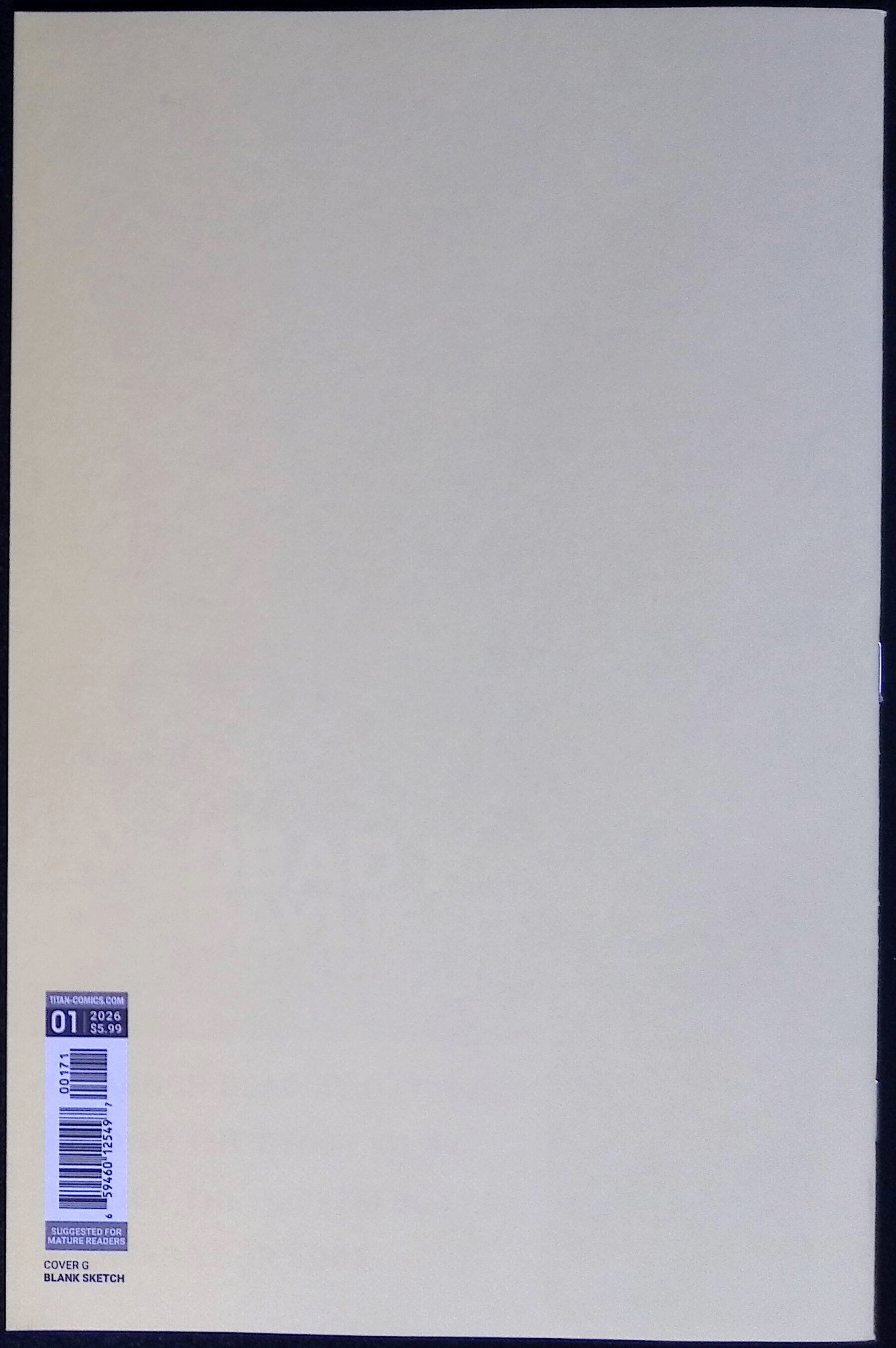 Dead by Daylight: The Hillbilly # 1 Cover G Color Blank Variant 2026 BN