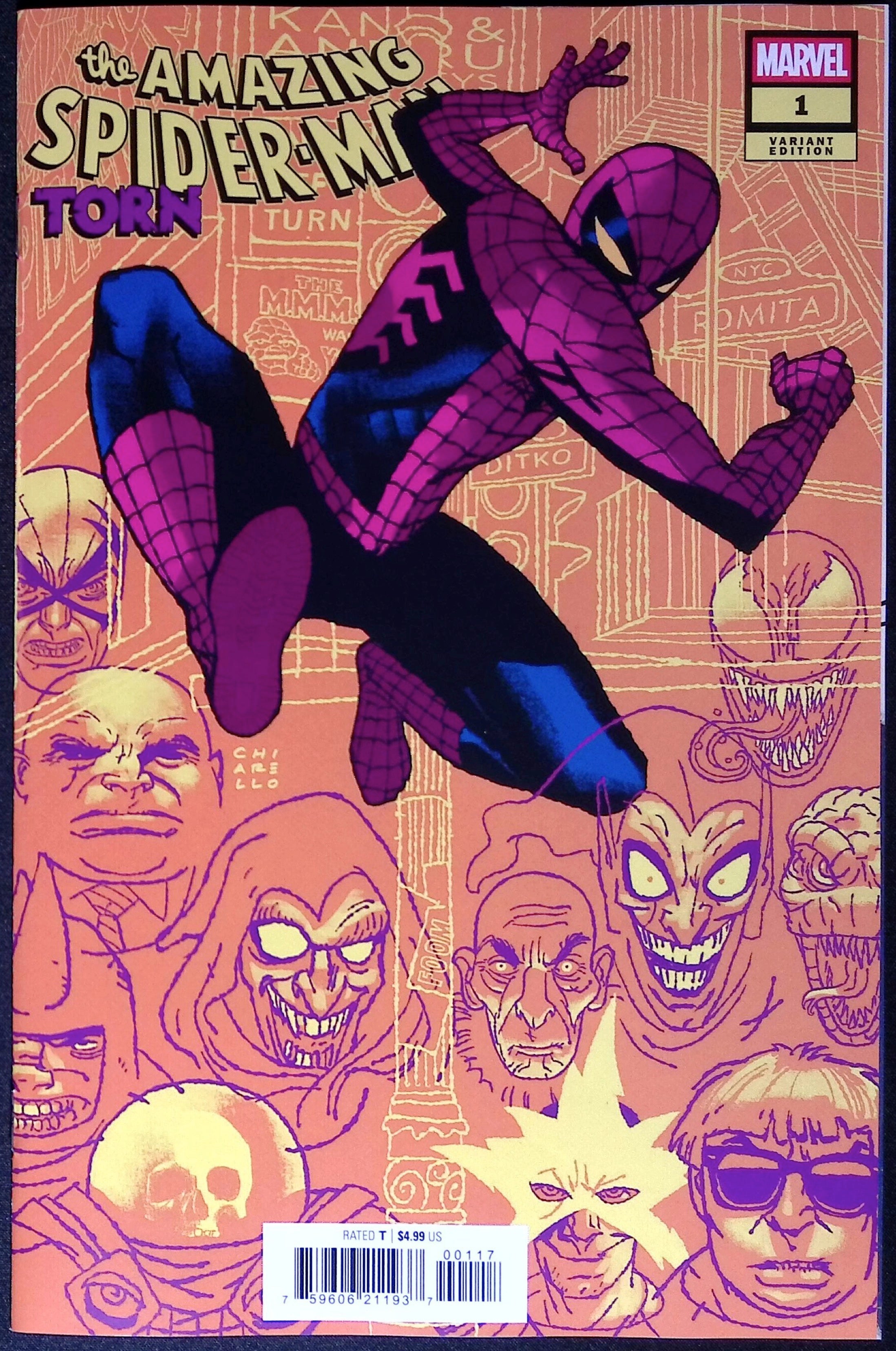 The Amazing Spider-Man: Torn # 1 1:25 Chiarello Incentive Variant 2025 NM