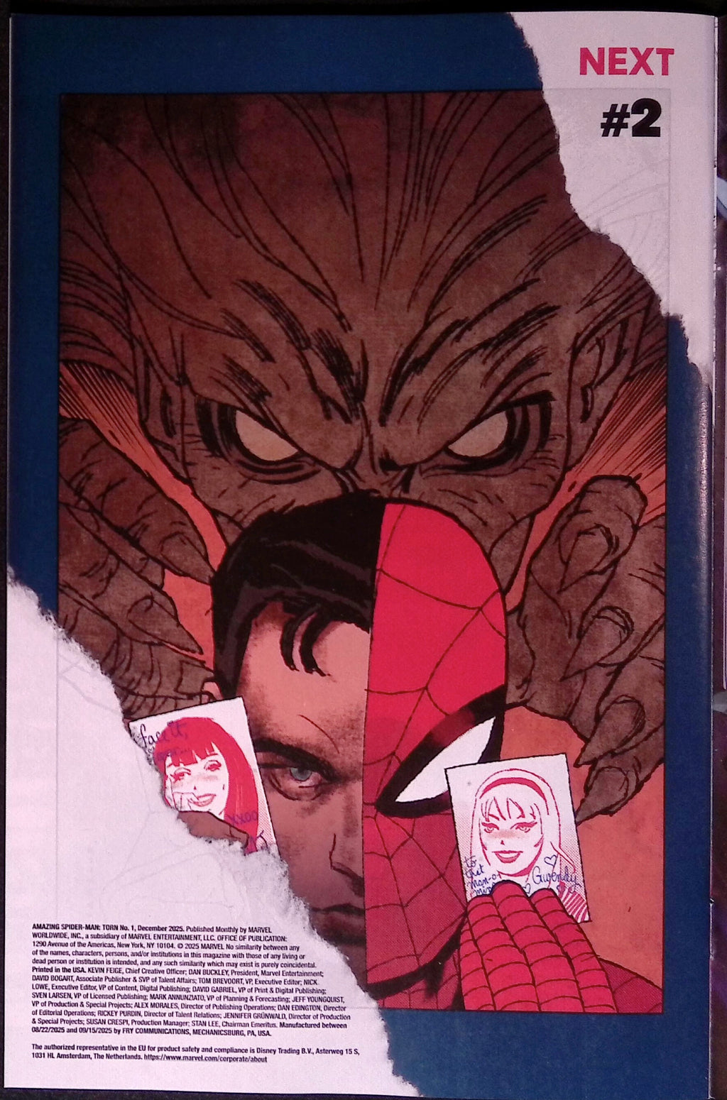 The Amazing Spider-Man: Torn # 1 1:25 Chiarello Incentive Variant 2025 NM