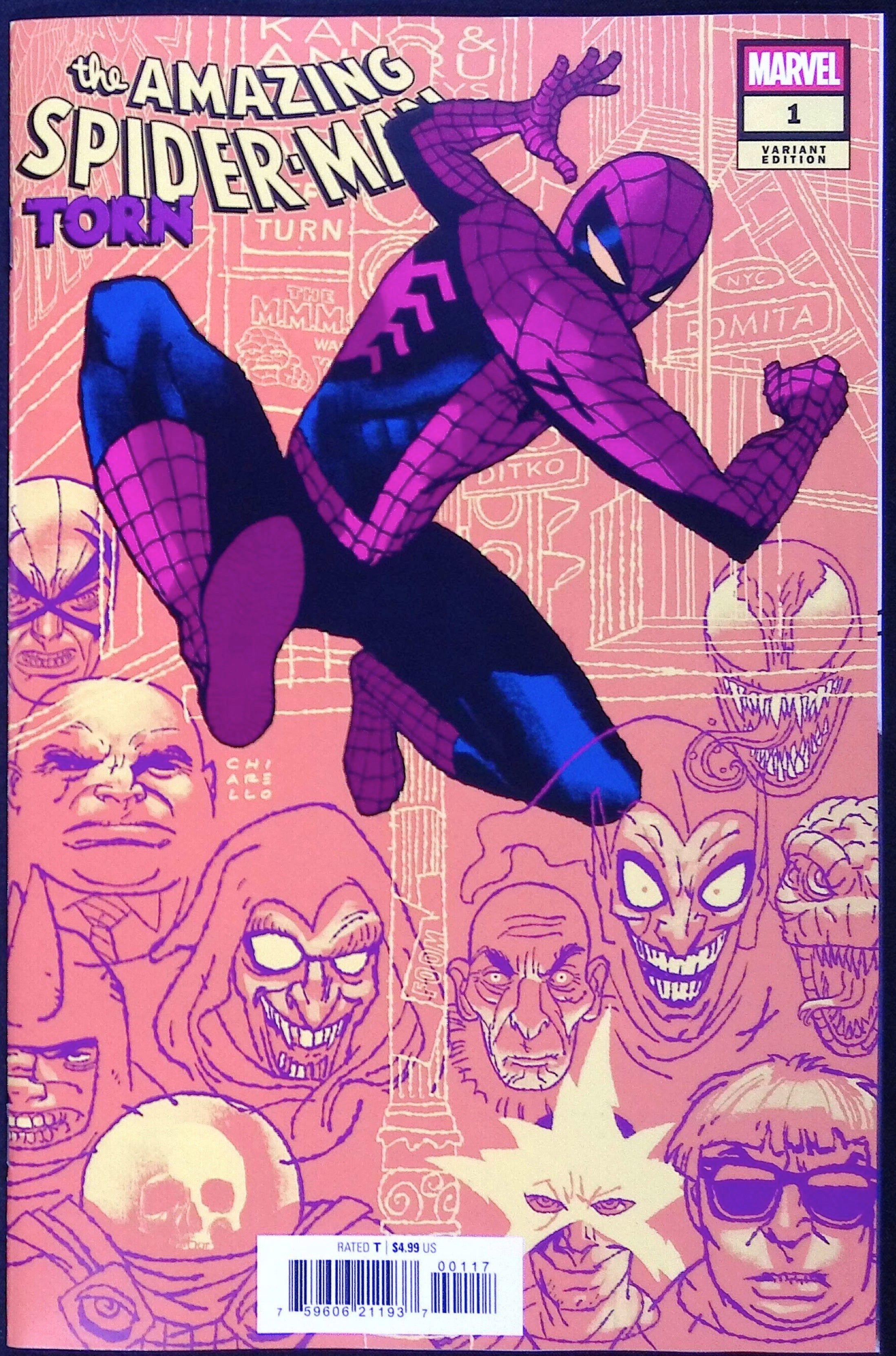 The Amazing Spider-Man: Torn # 1 1:25 Chiarello Incentive Variant 2025 NM-