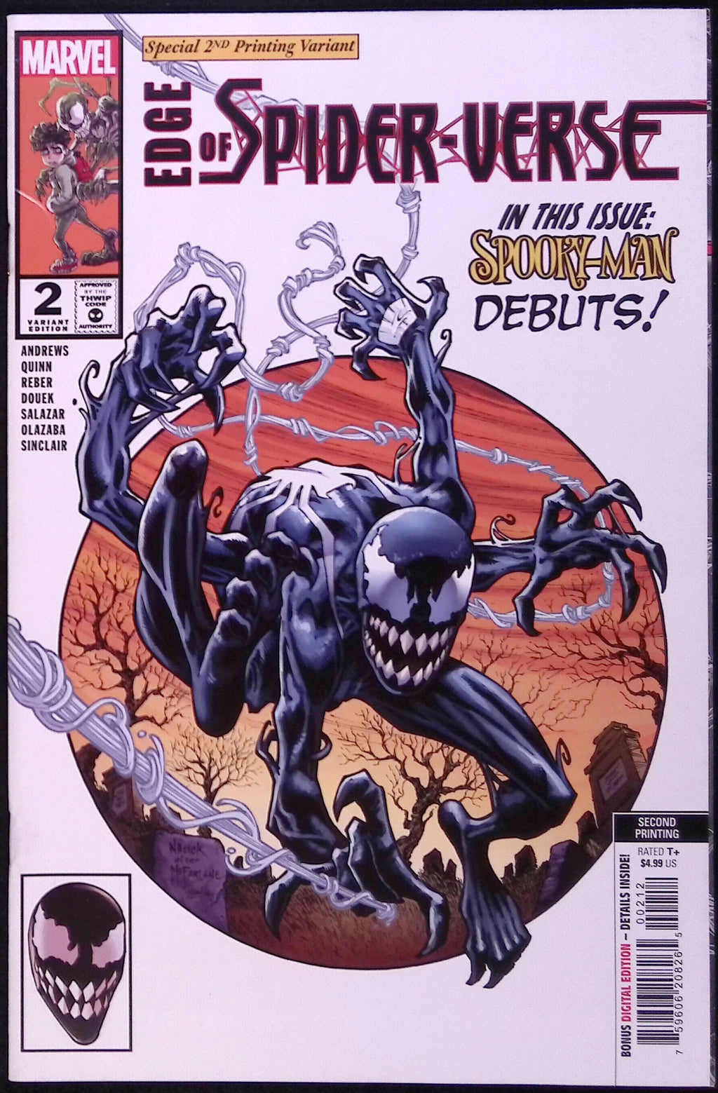 Edge of Spider-Verse # 2 Second Printing Cover A 2024 VF/NM