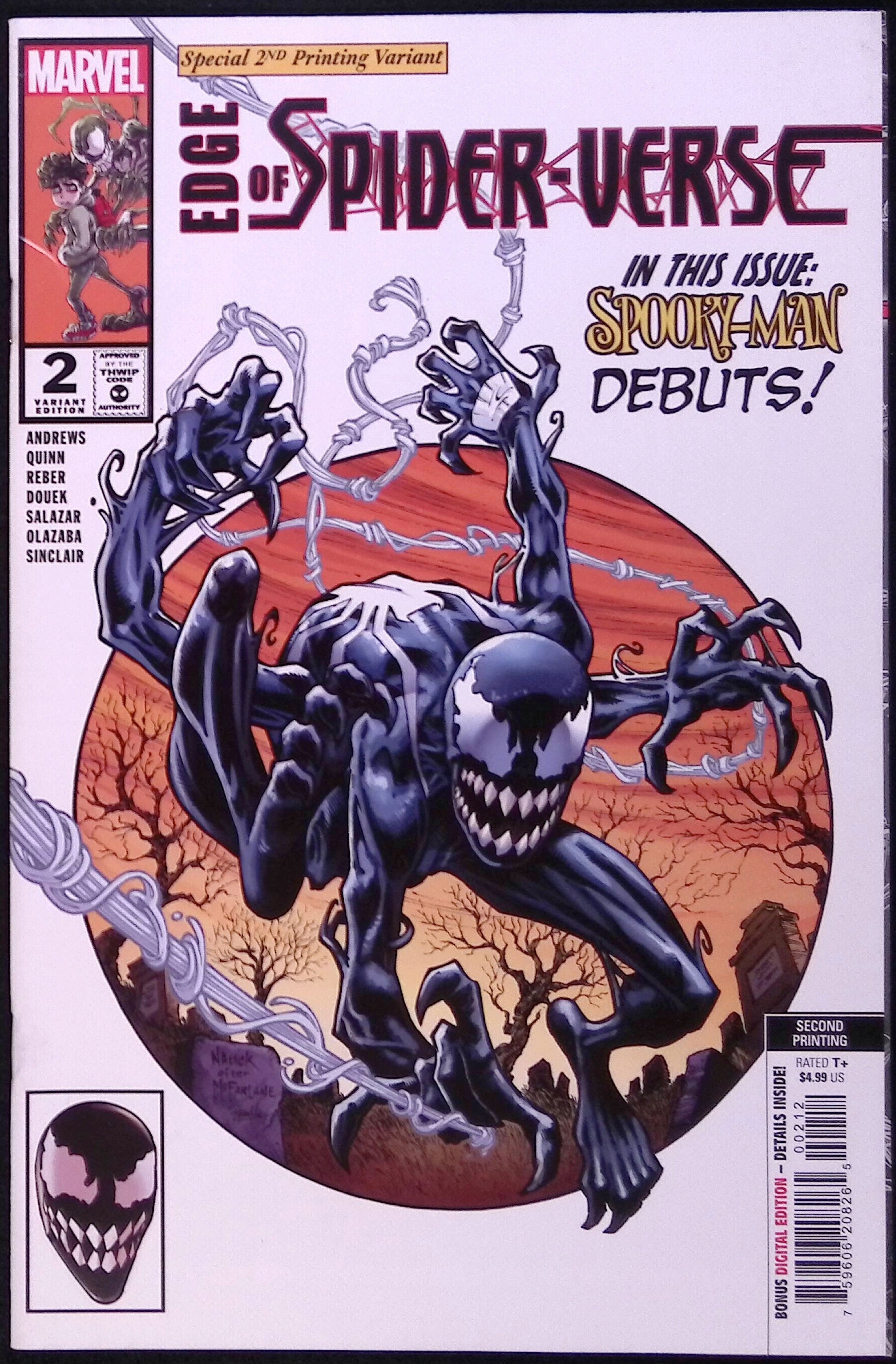 Edge of Spider-Verse # 2 Second Printing Cover A 2024 VF/NM
