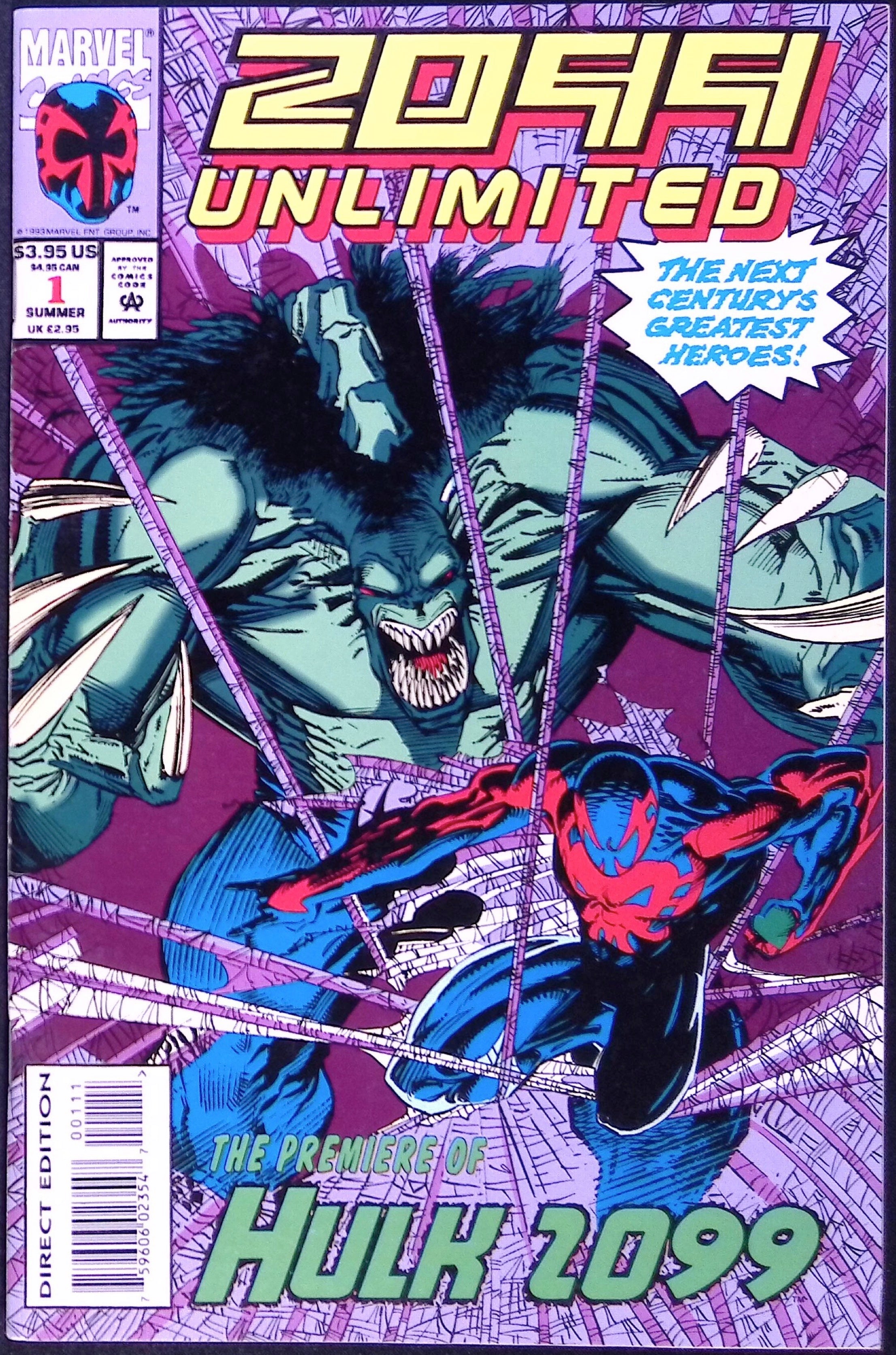 2099 Unlimited # 1 Cover A First Printing 1993 NM